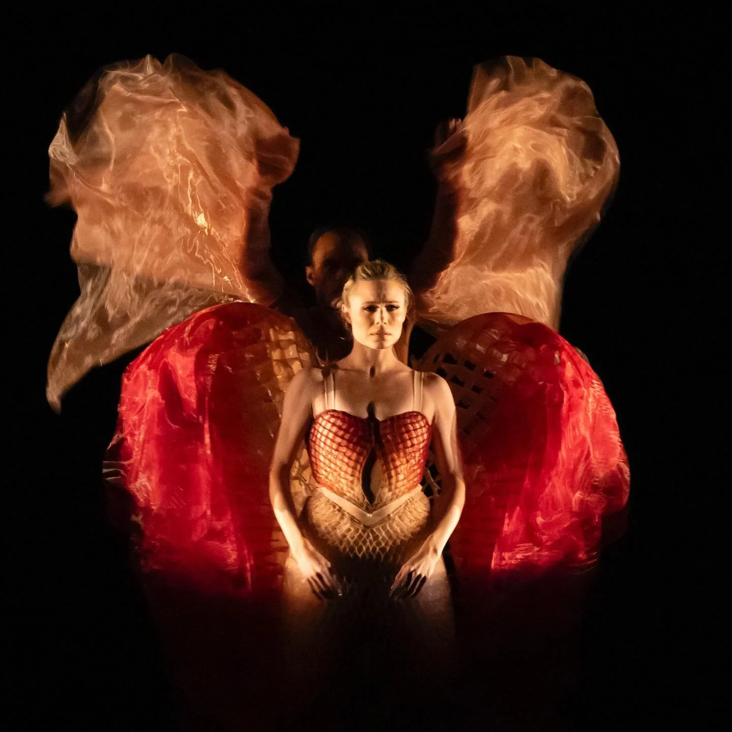 New York City Ballet in Foreseeable Future by Jamar Roberts, photographed for @nytimes. 
PERFECTION | costumes by @irisvanherpen | lighting design by @stirlingbaker | music by @arca1000000 
:
@lauraoneillnyc 🙏🏼✨
:
@jamarrobertsofficial @saramearns 