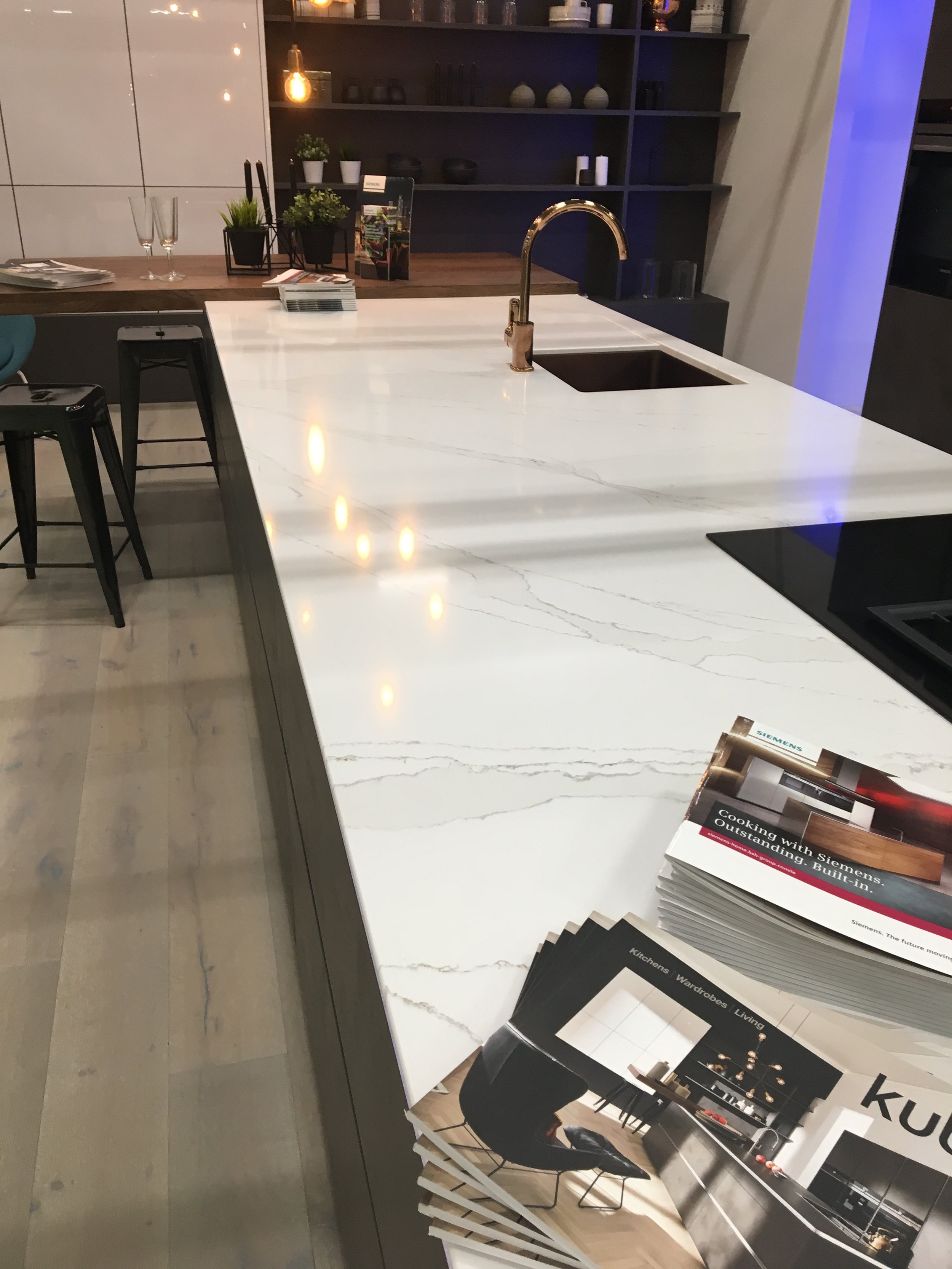 Kube Interiors- Calacatta Gold Silestone