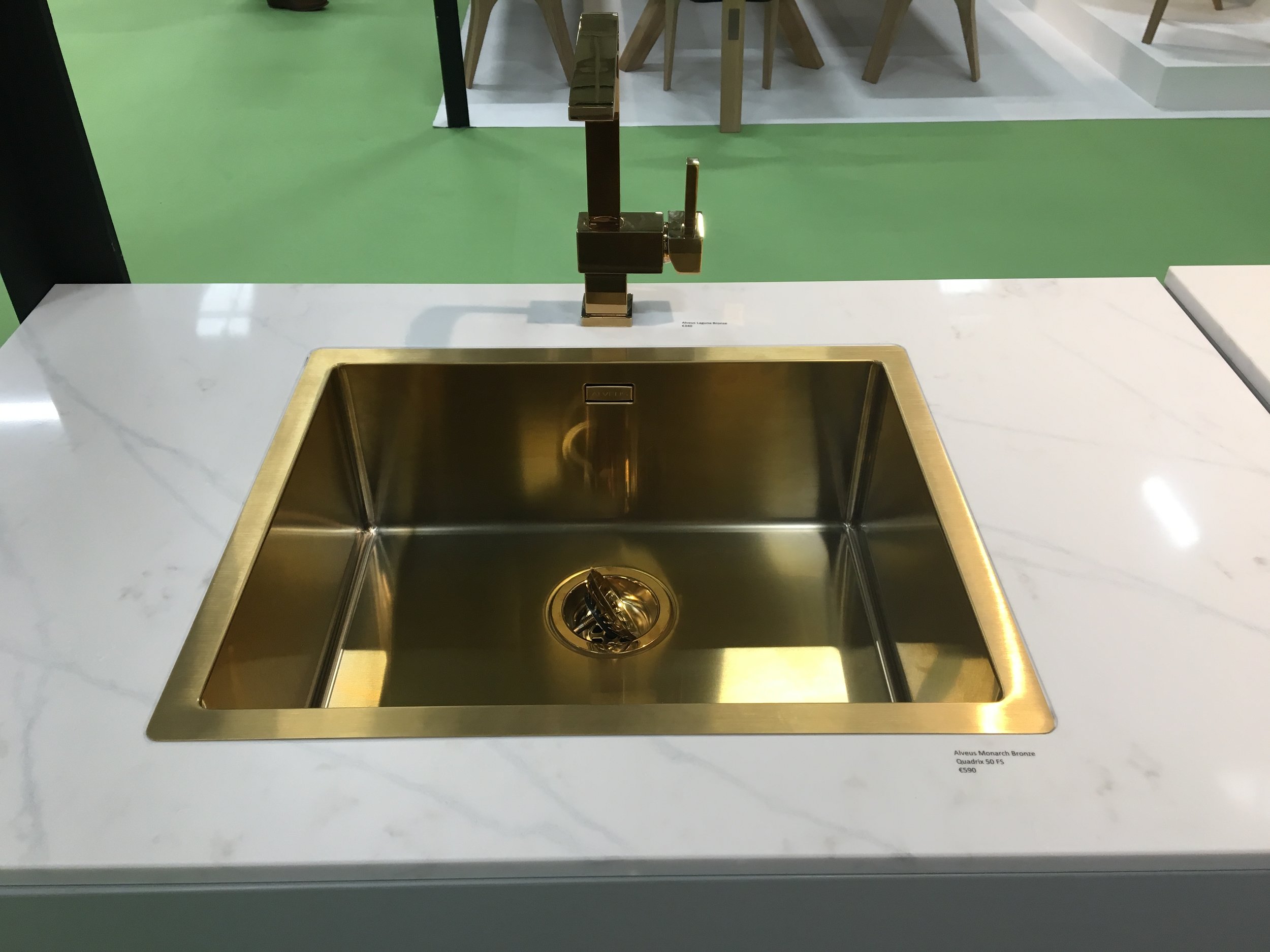 The Kitchen Sink- Statuario Silestone