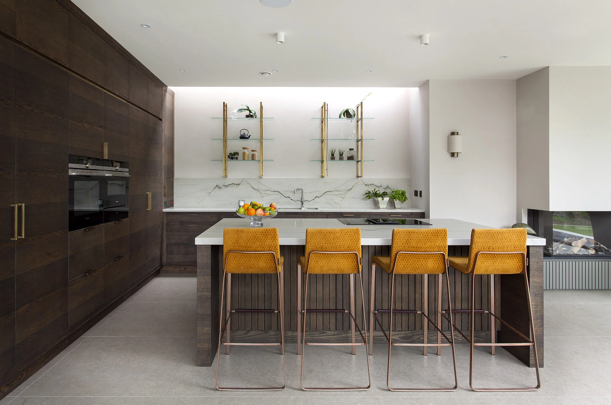 Timber And Statuario Quartzite Miller Brothers
