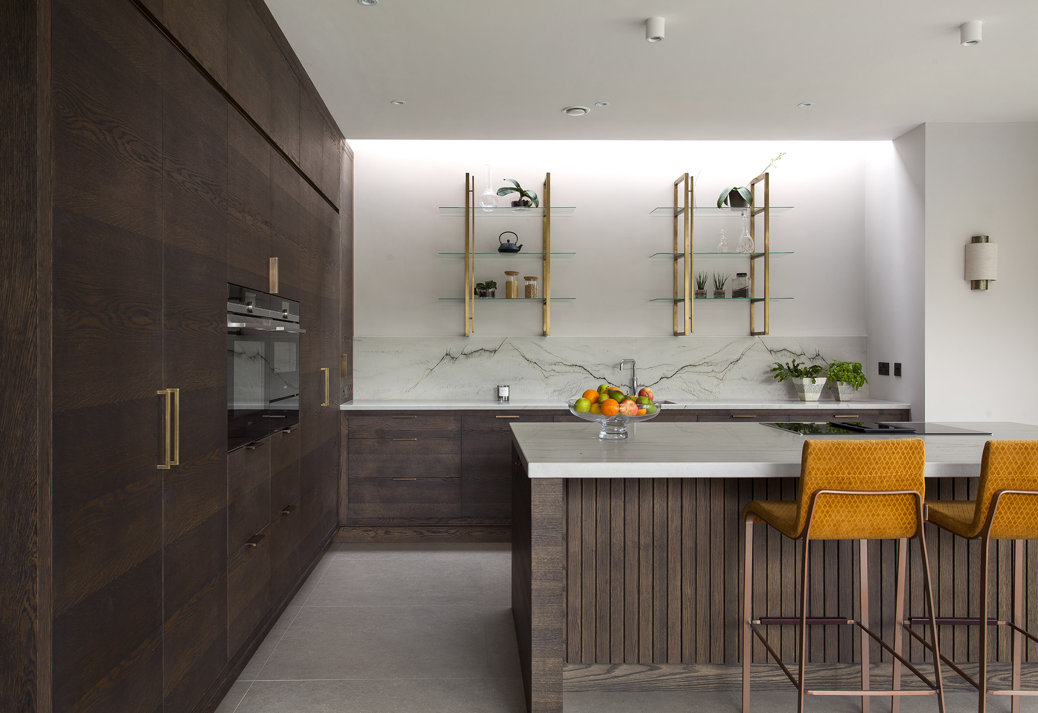 Timber and Statuario Quartzite