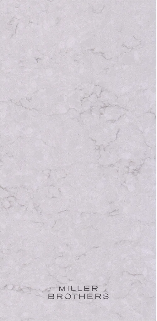 Snowy Ibiza, Silestone Quartz surface available from Miller Brothers Stone