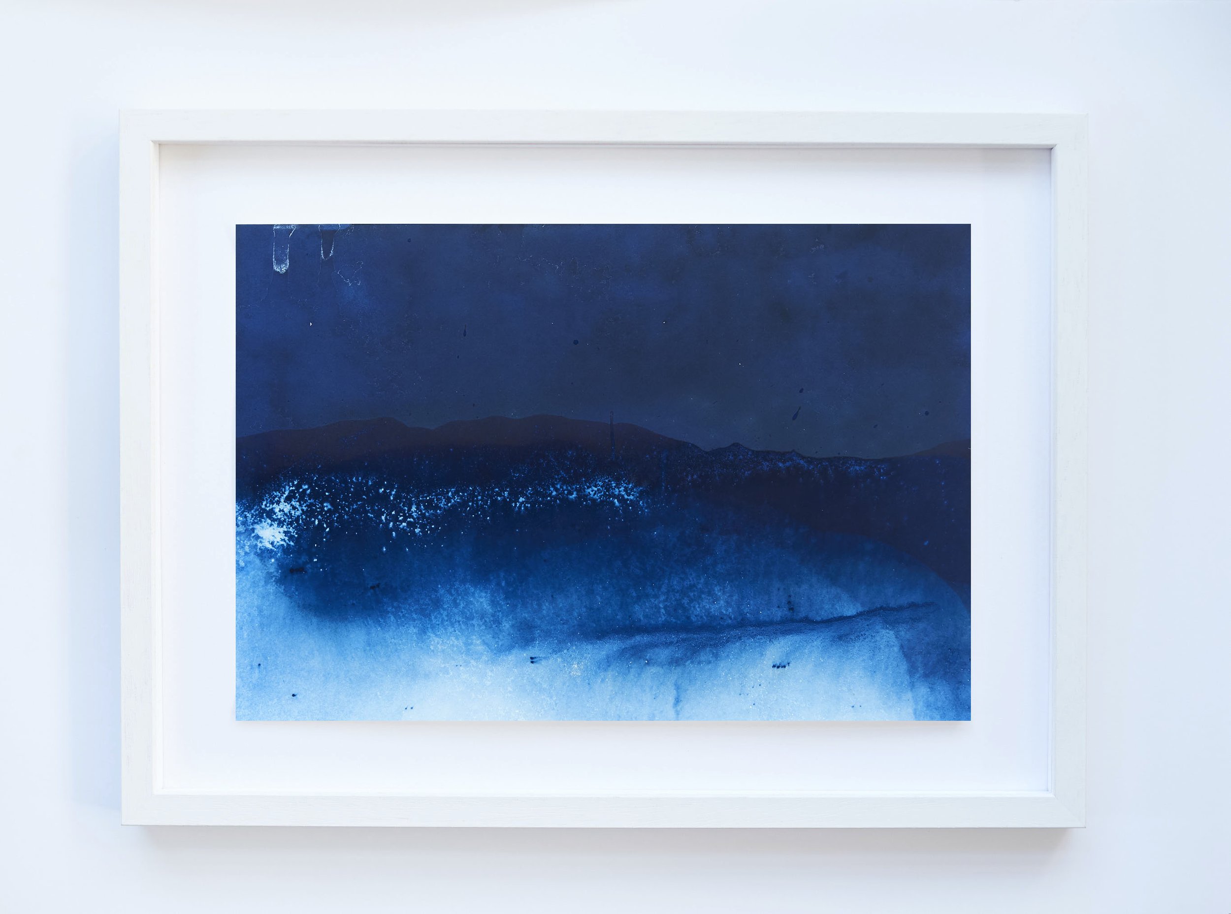  IL-Mainporth-2020-012 Cyanotype on paper  Print 12x18in  Framed 17x23in 