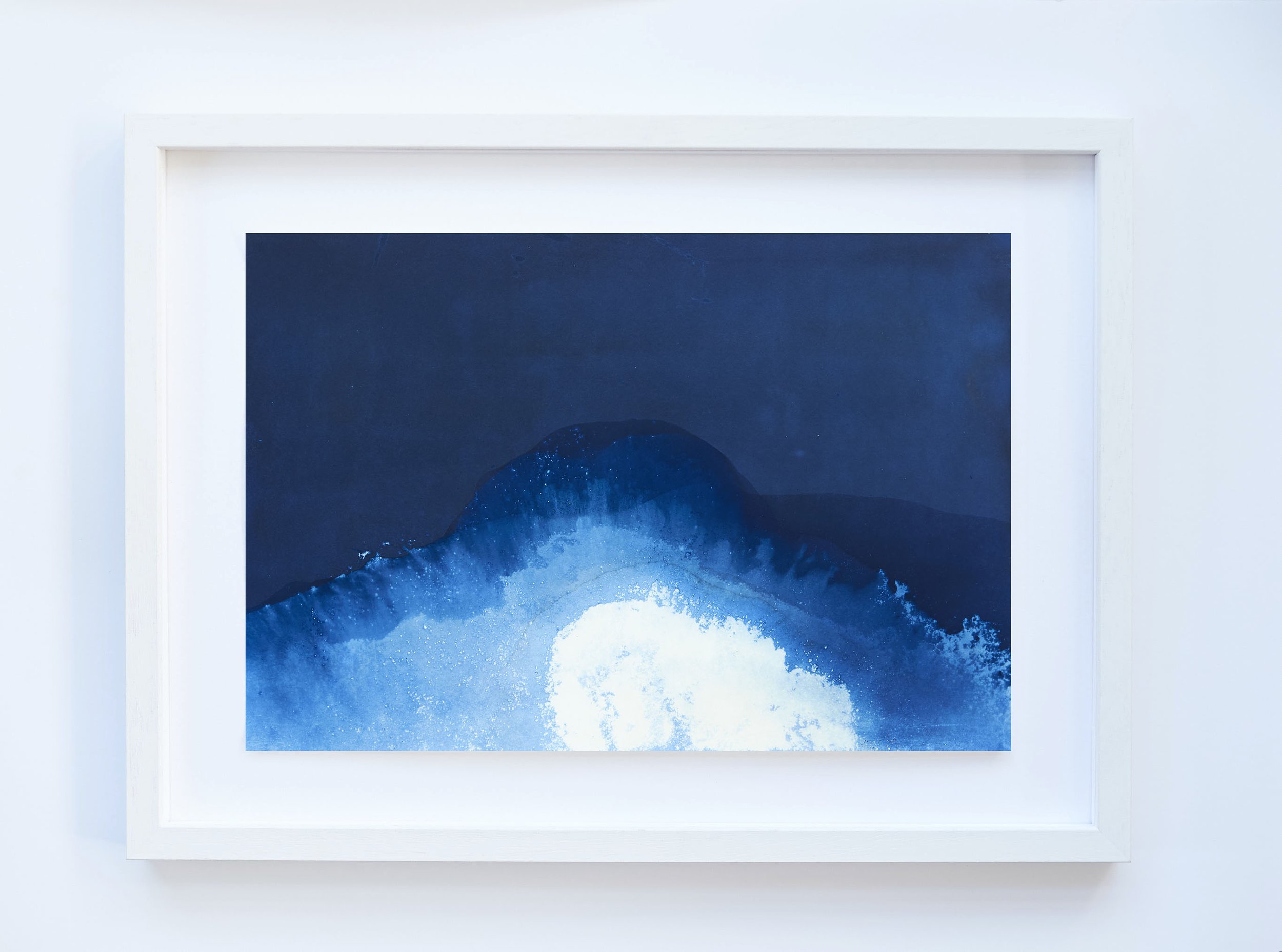  IL-Gwithian-2020-016  Cyanotype on paper  Print 12x18in  Framed 17x23in 