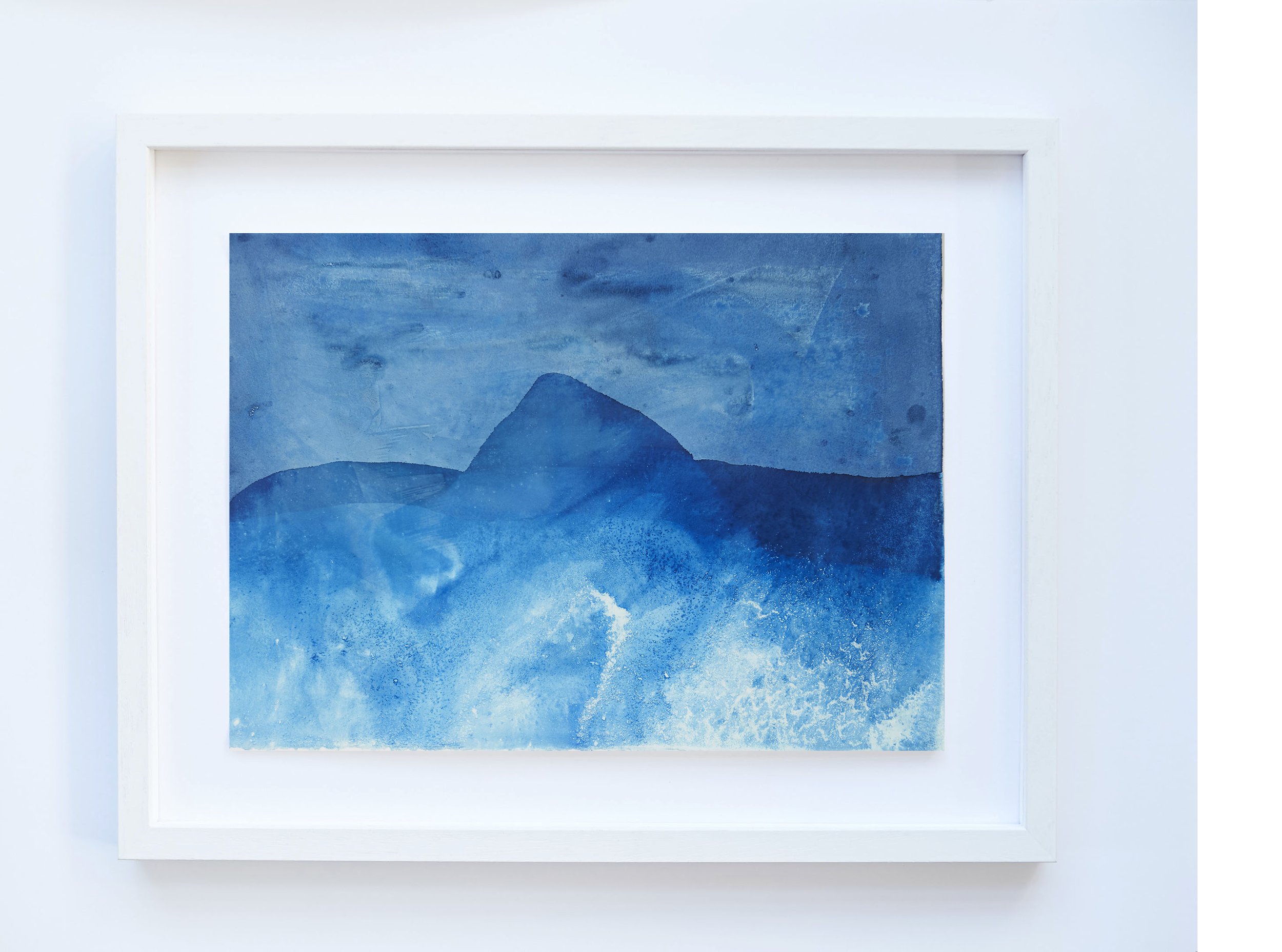  LI-Praa-Sands-2020-001L Cyanotype on paper  Print 22x30in  Framed 30x38in 