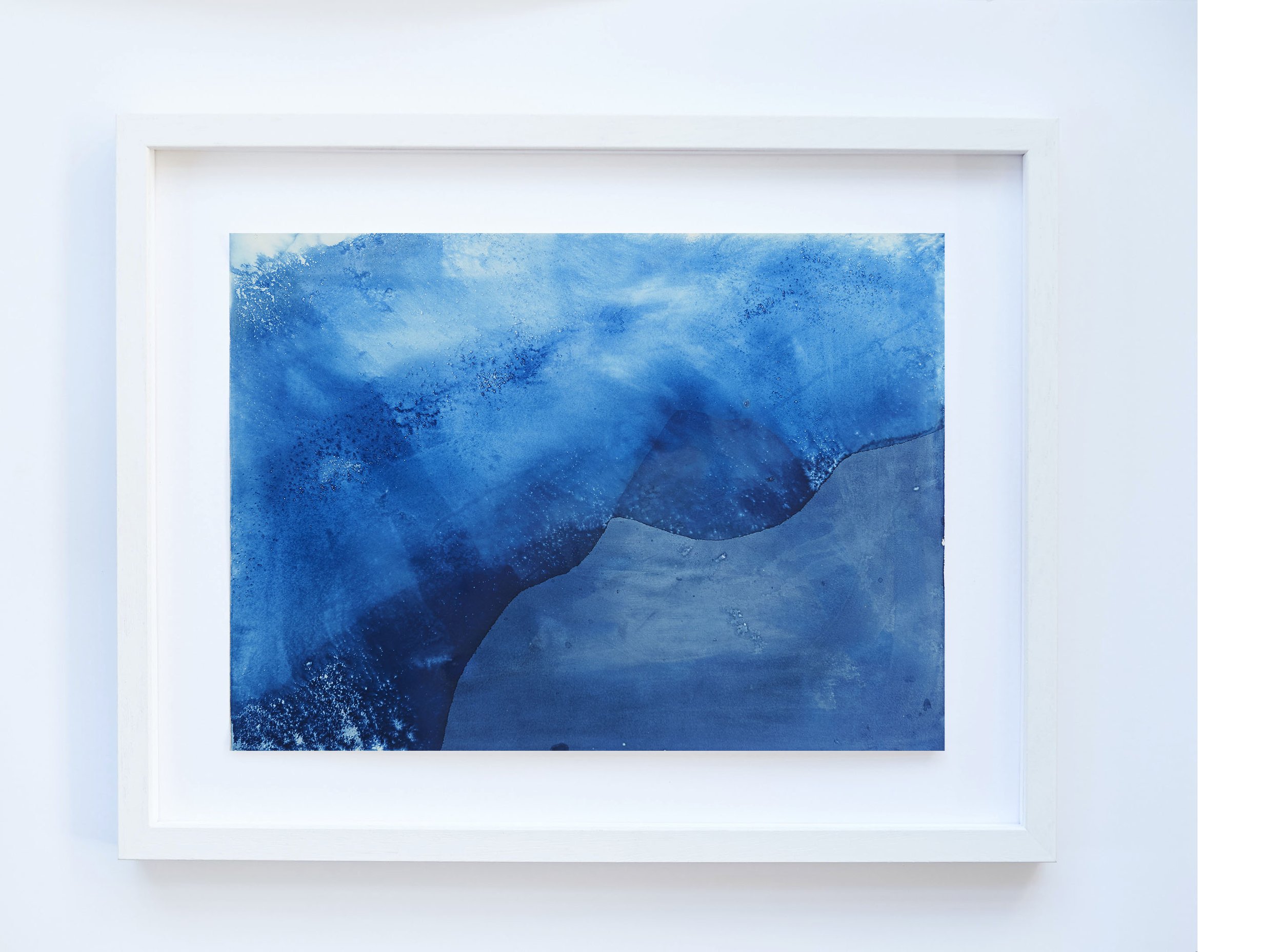  LI-Praa-Sands-2020-003L Cyanotype on paper  Print 22x30in  Framed 30x38in 