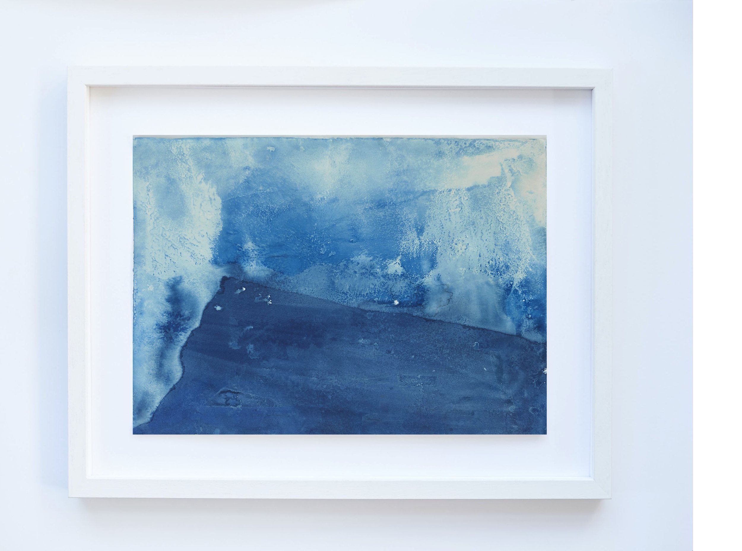  LI-Praa-Sands-2020-004L Cyanotype on paper  Print 22x30in  Framed 30x38in 