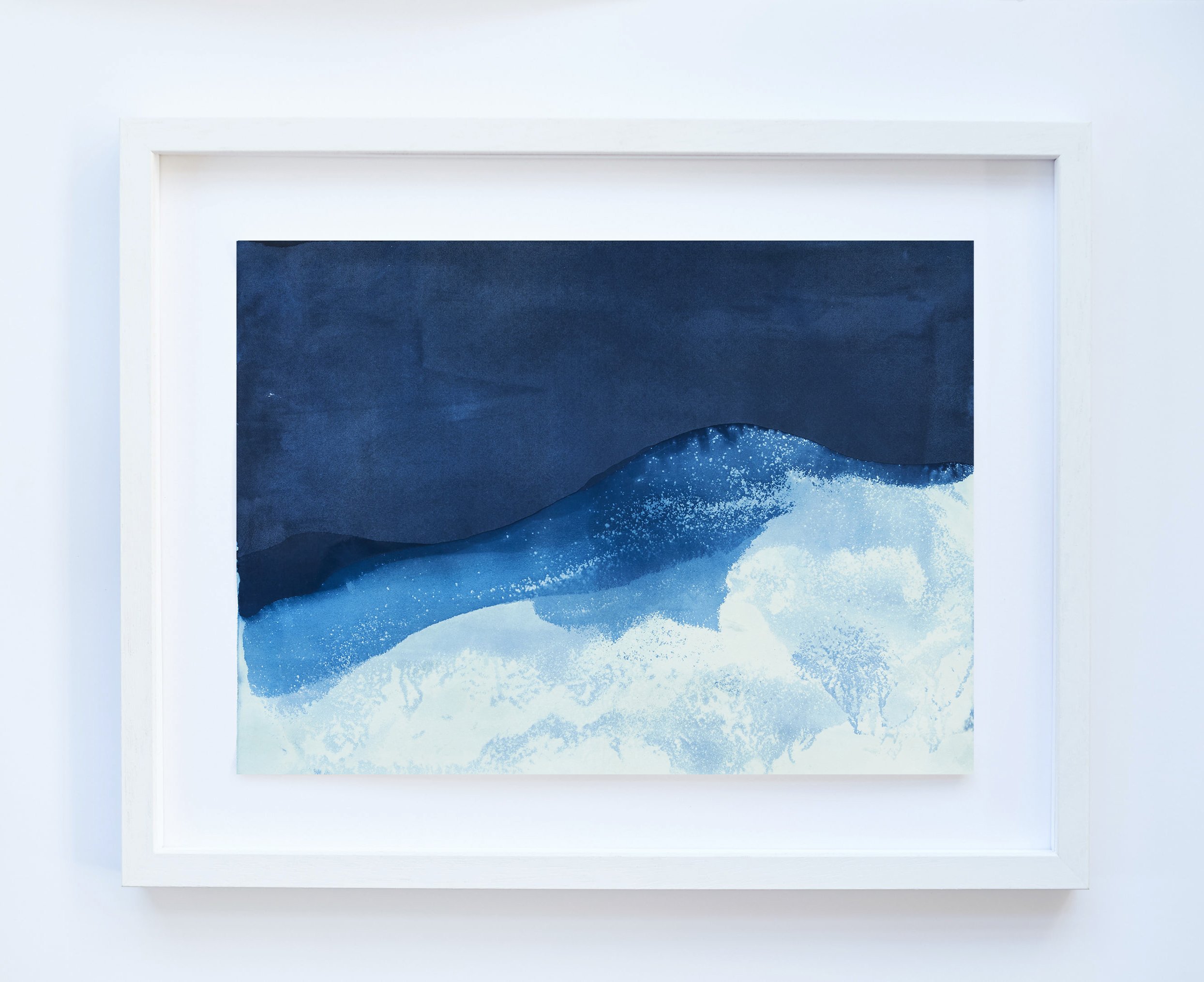  IL-Gwithian-2022-019 Cyanotype on paper  Print 22x30in  Framed 30x38in 