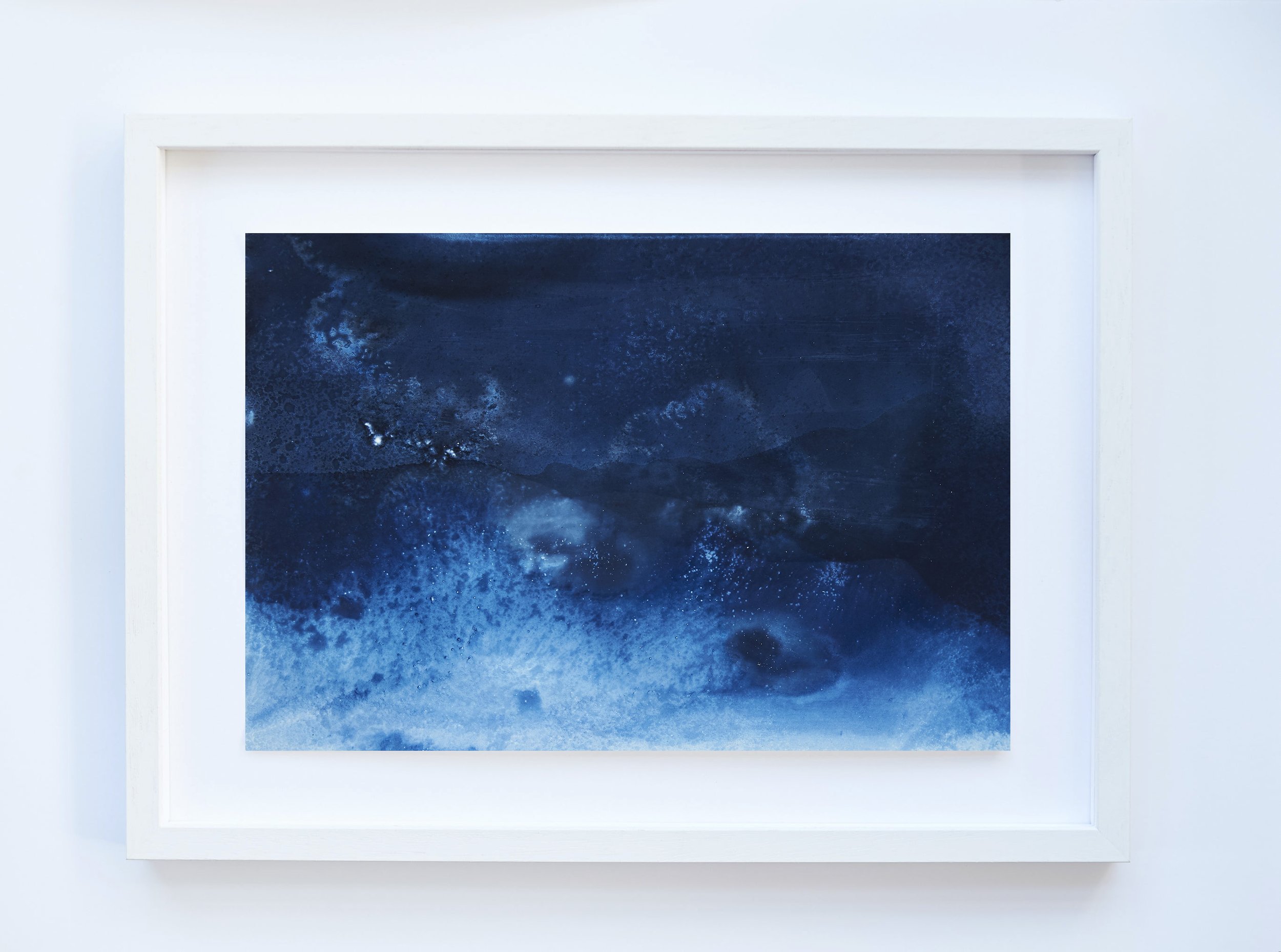  IL-Mainporth-2020-008 Cyanotype on paper  Print 12x18in  Framed 17x23in 