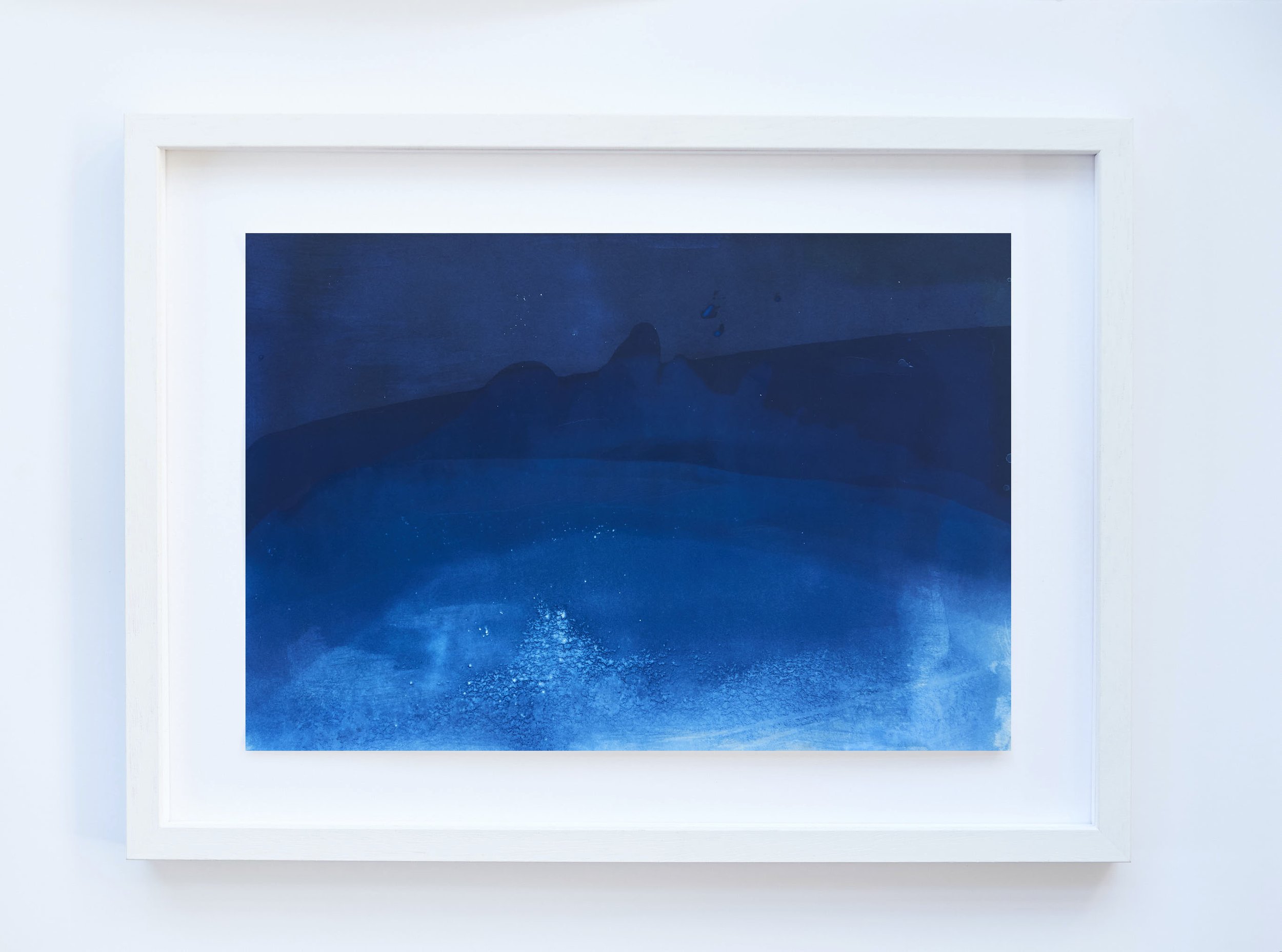  IL-Mainporth-2020-010 Cyanotype on paper  Print 12x18in  Framed 17x23in 