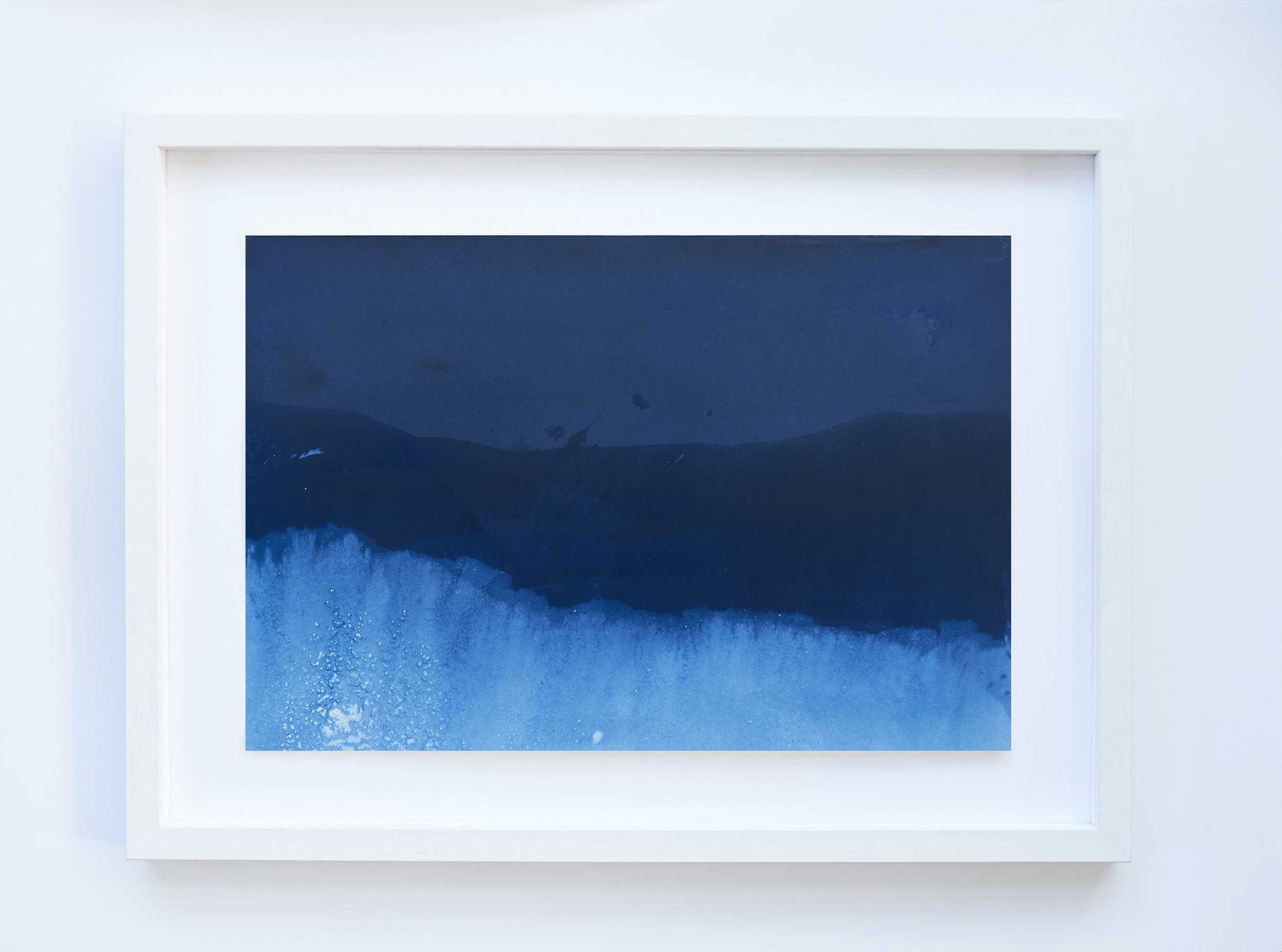  IL-Mainporth-2022-014 Cyanotype on paper  Print 12x18in  Framed 17x23in 