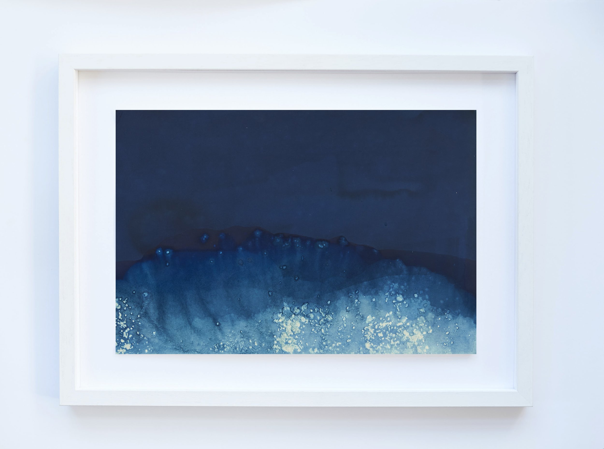  IL-Mainporth-2020-016 Cyanotype on paper  Print 12x18in  Framed 17x23in 