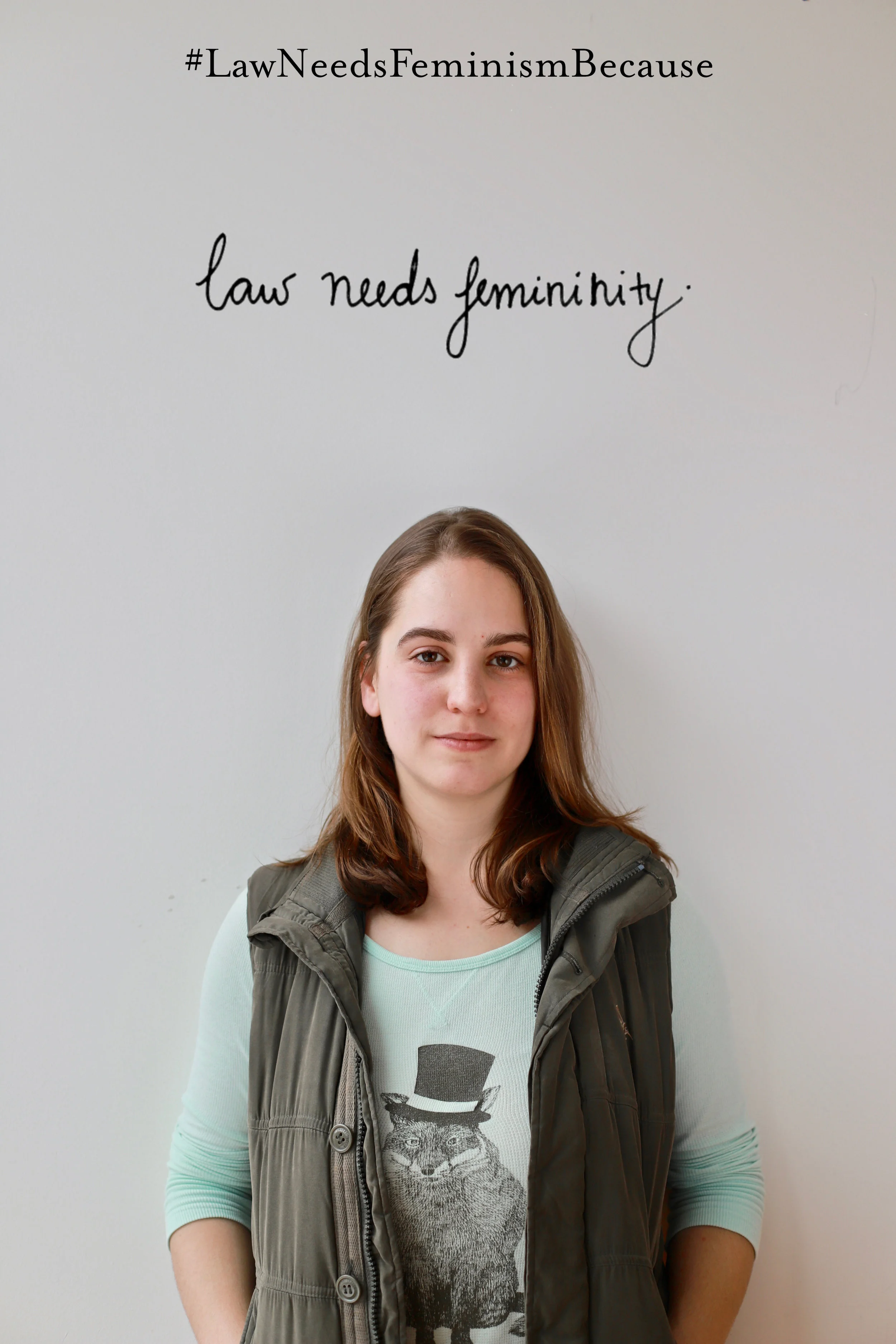 #LawNeedsFeminismBecause law needs femininity