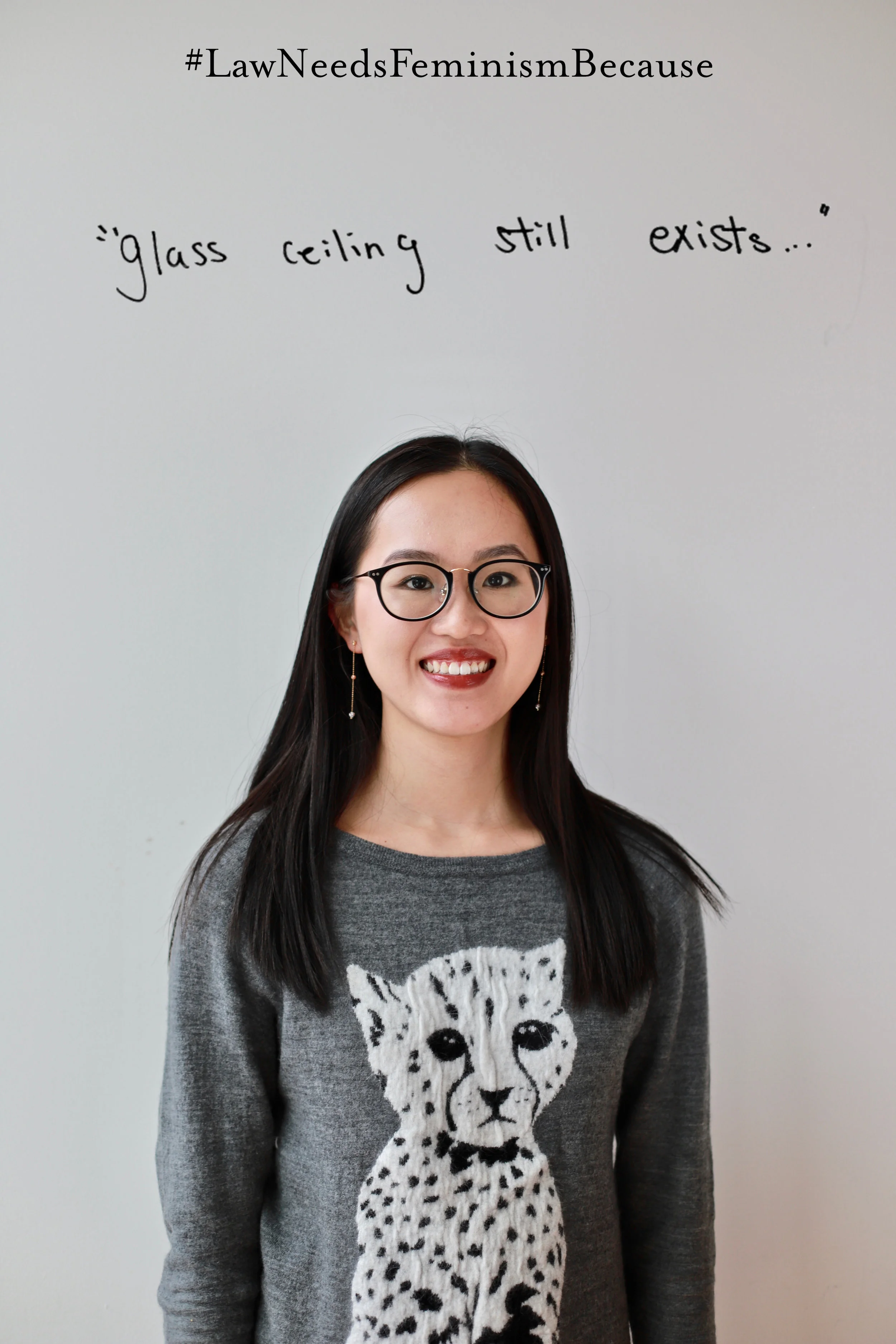 #LawNeedsFeminismBecause "glass ceiling still exists..."