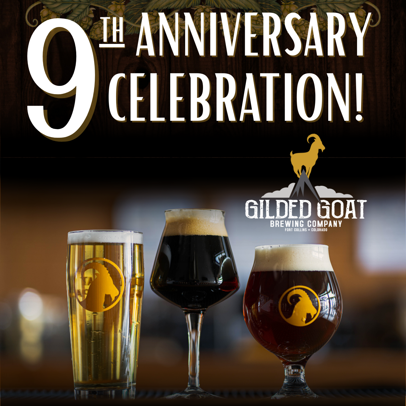 Gilded Goat 9th Anniversary Party!