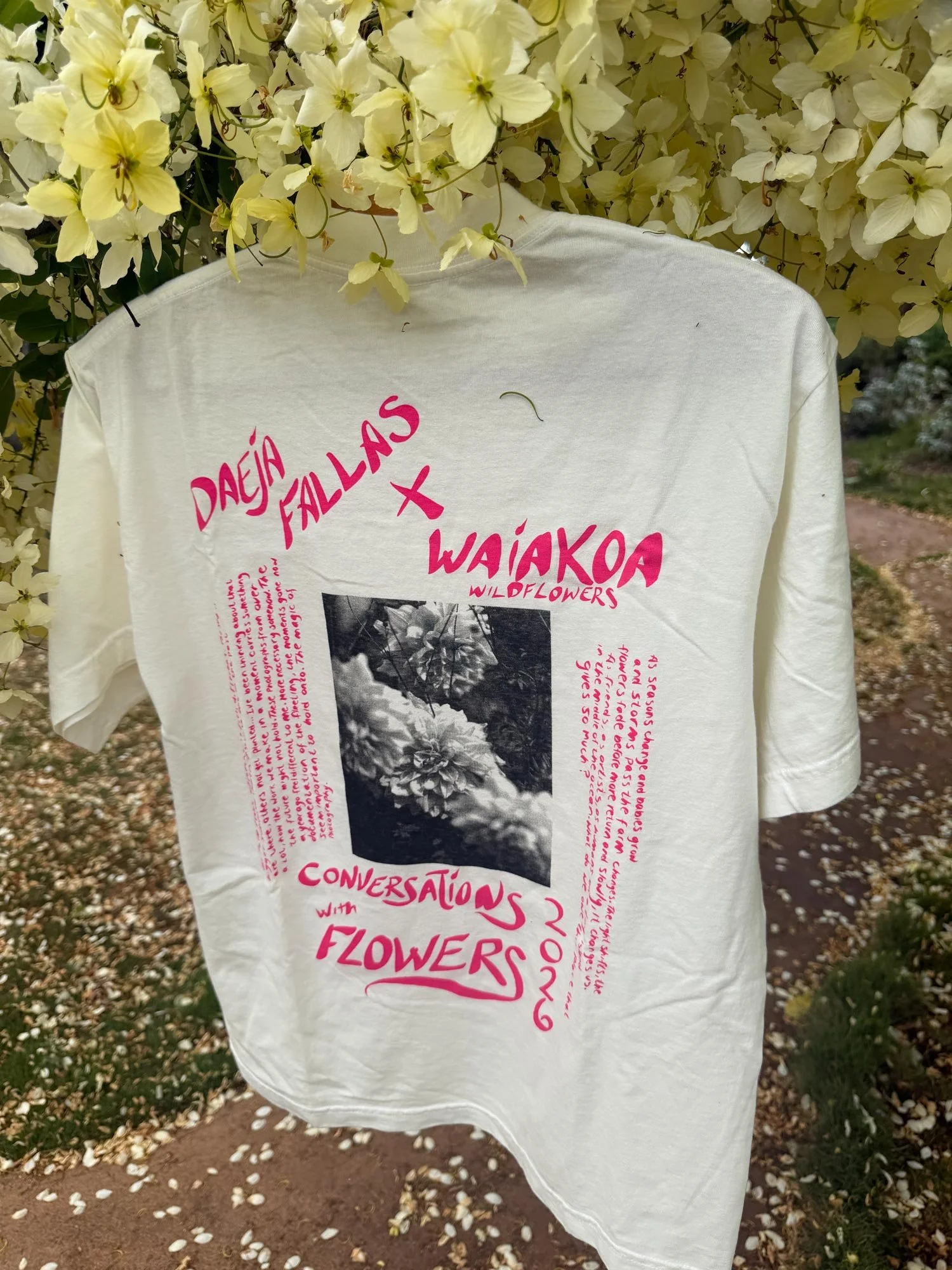 Conversations with Flowers Tee.