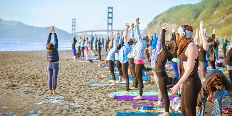 Beach Yoga!