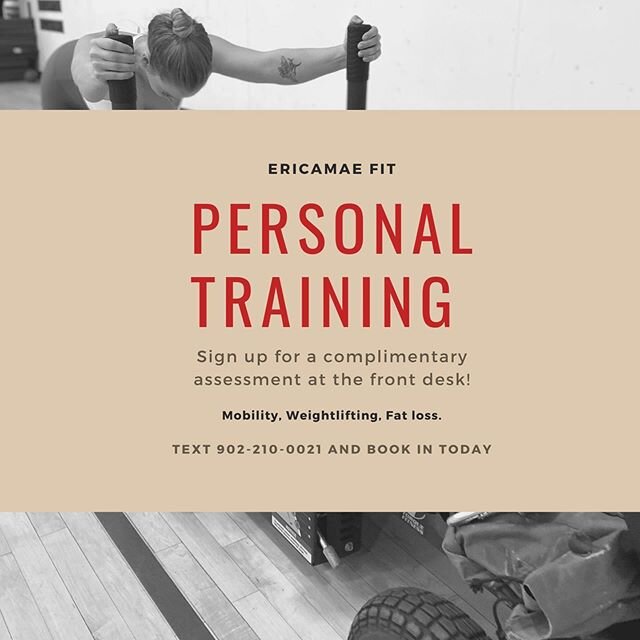 ANNOUNCEMENT: We are very excited to be teaming up with @ericamaefit. Erica is from Wainwright and is a CPT. Contact us today to get more information and prices. #fitness #supportlocal #wainwright #personaltraining