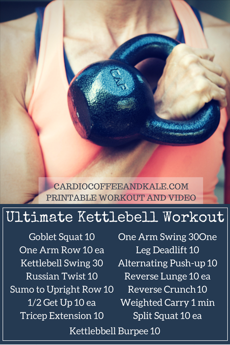 Møde Mob rygrad The Only Kettlebell Workout You'll Ever Need — cardio coffee and kale