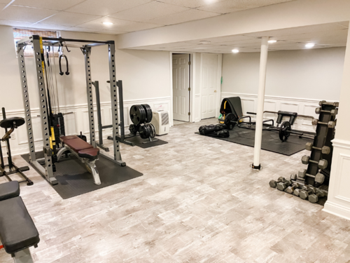 Read This First! The Perfect Home Gym Flooring — cardio coffee and kale