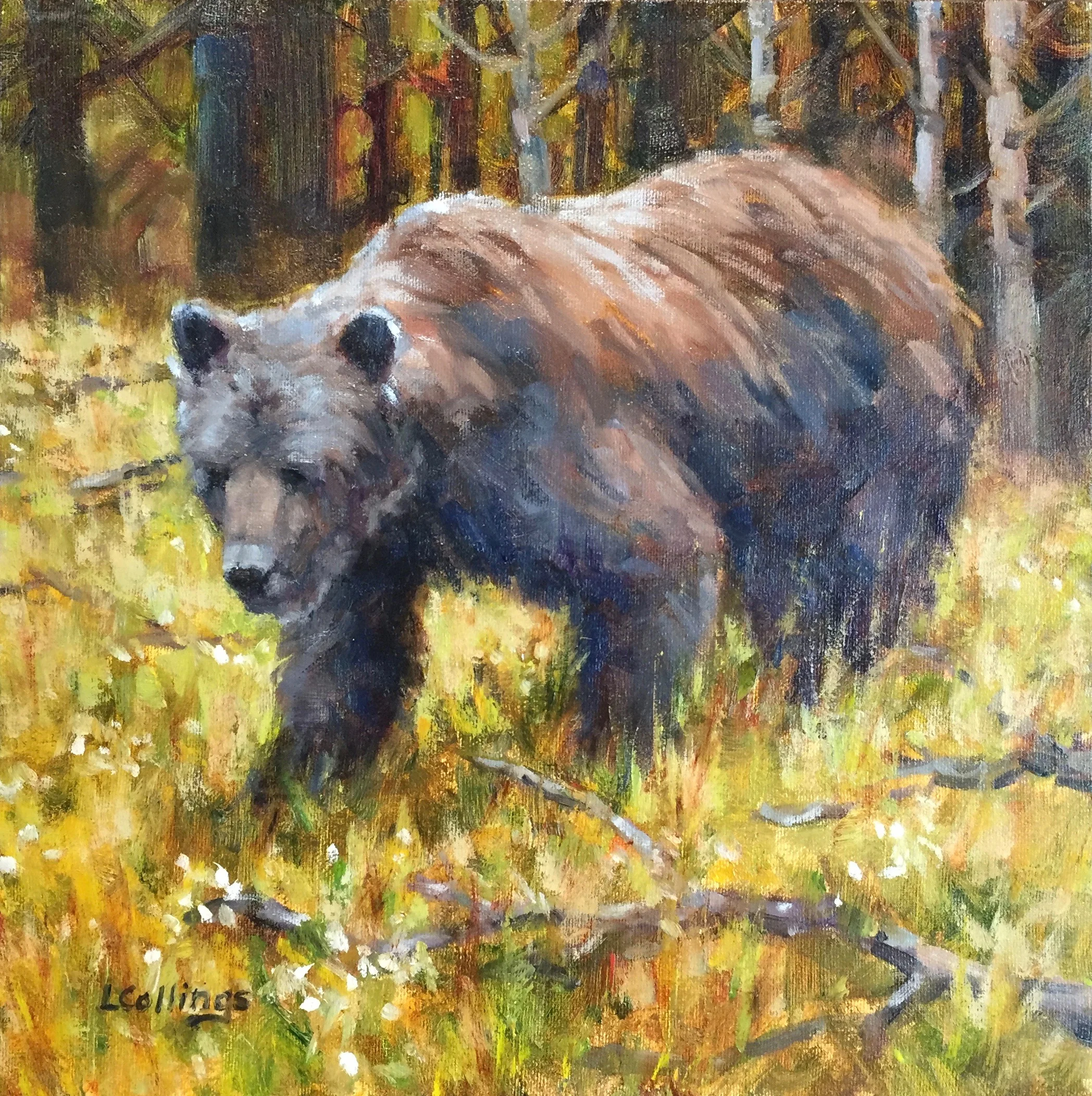 8 - On the Move - 12 x 12”, oil on canvas, $300-
