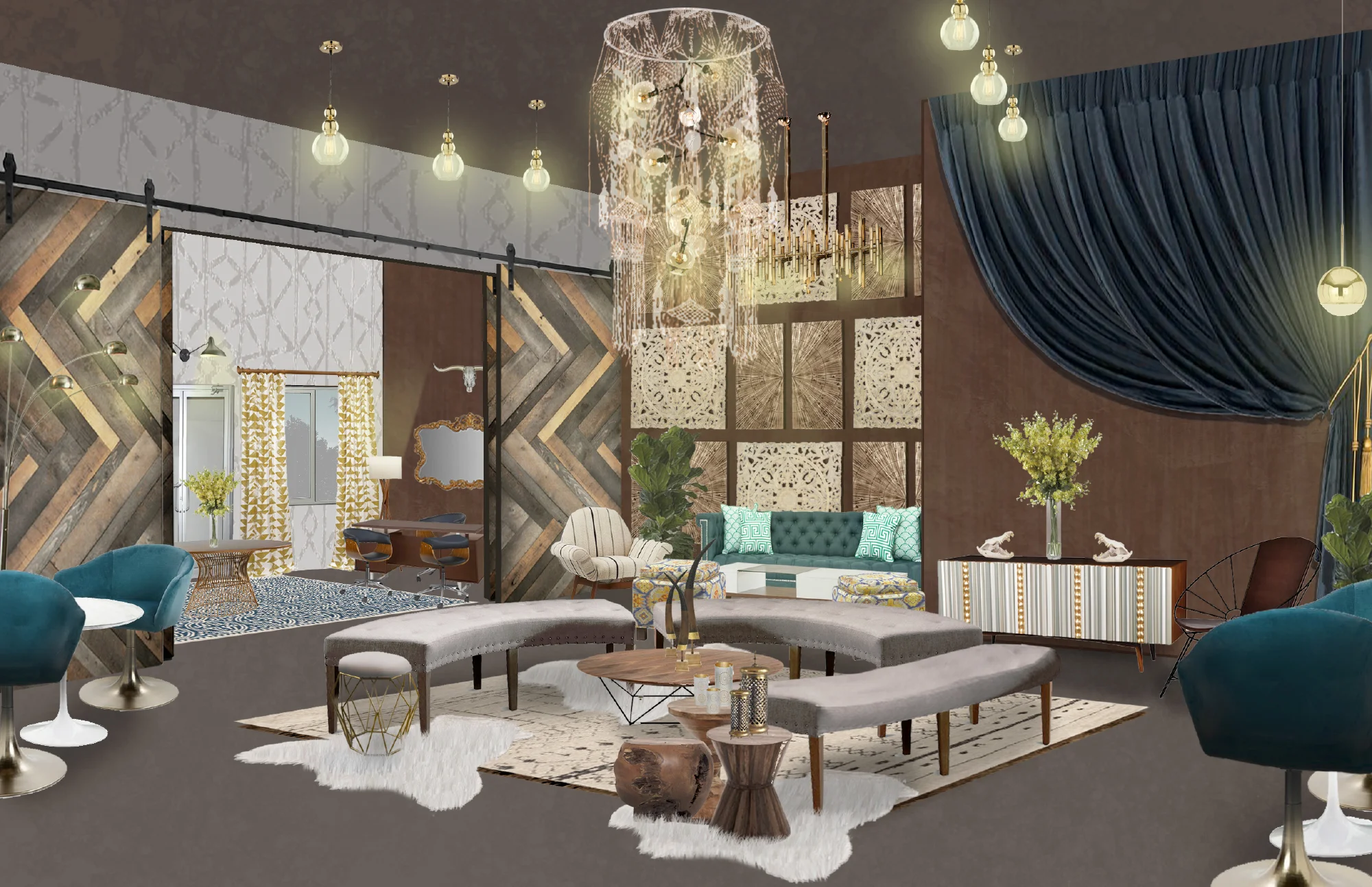  Lobby Rendering 