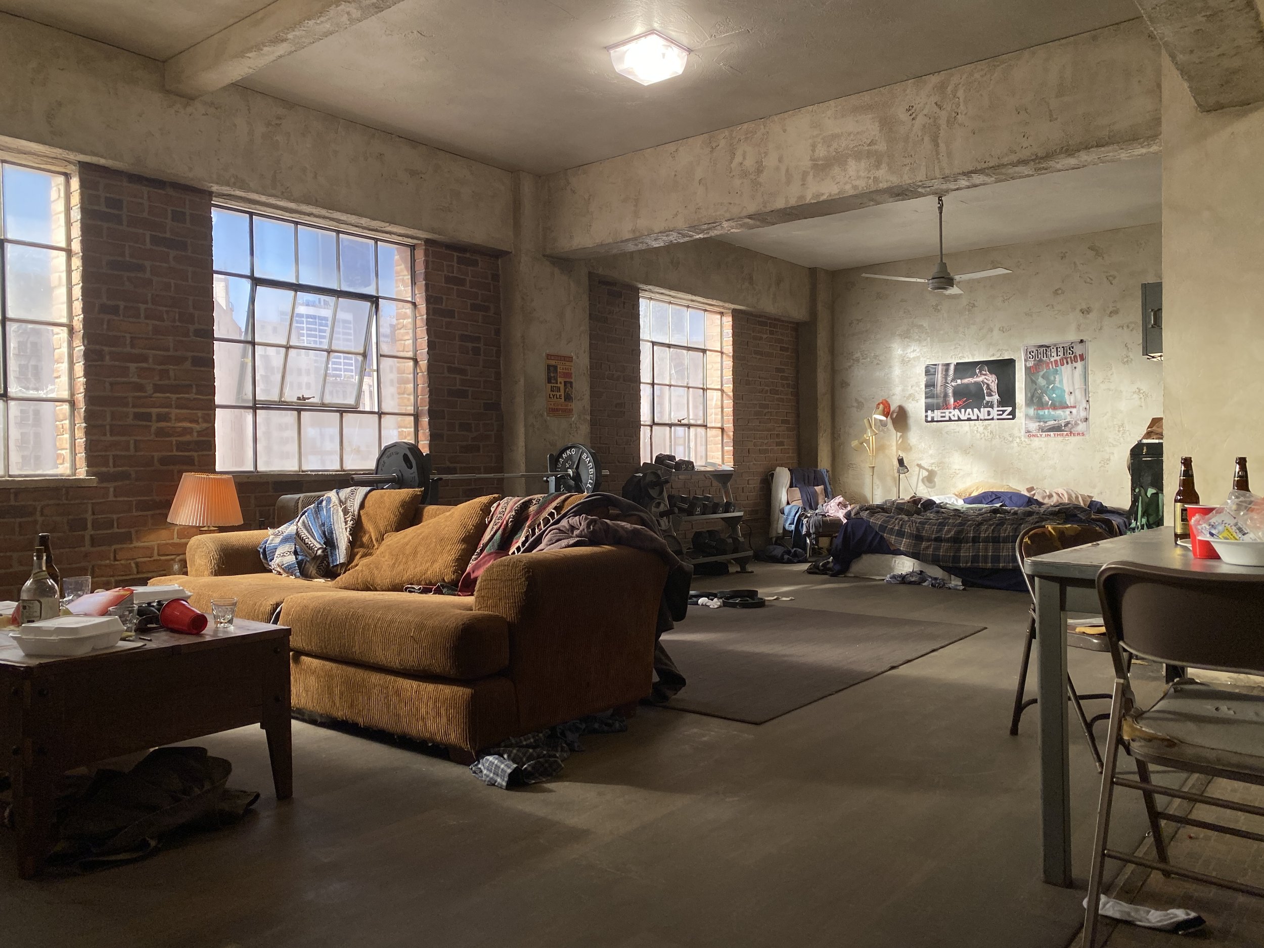  Int. Hammer's Apartment- Stage Build 