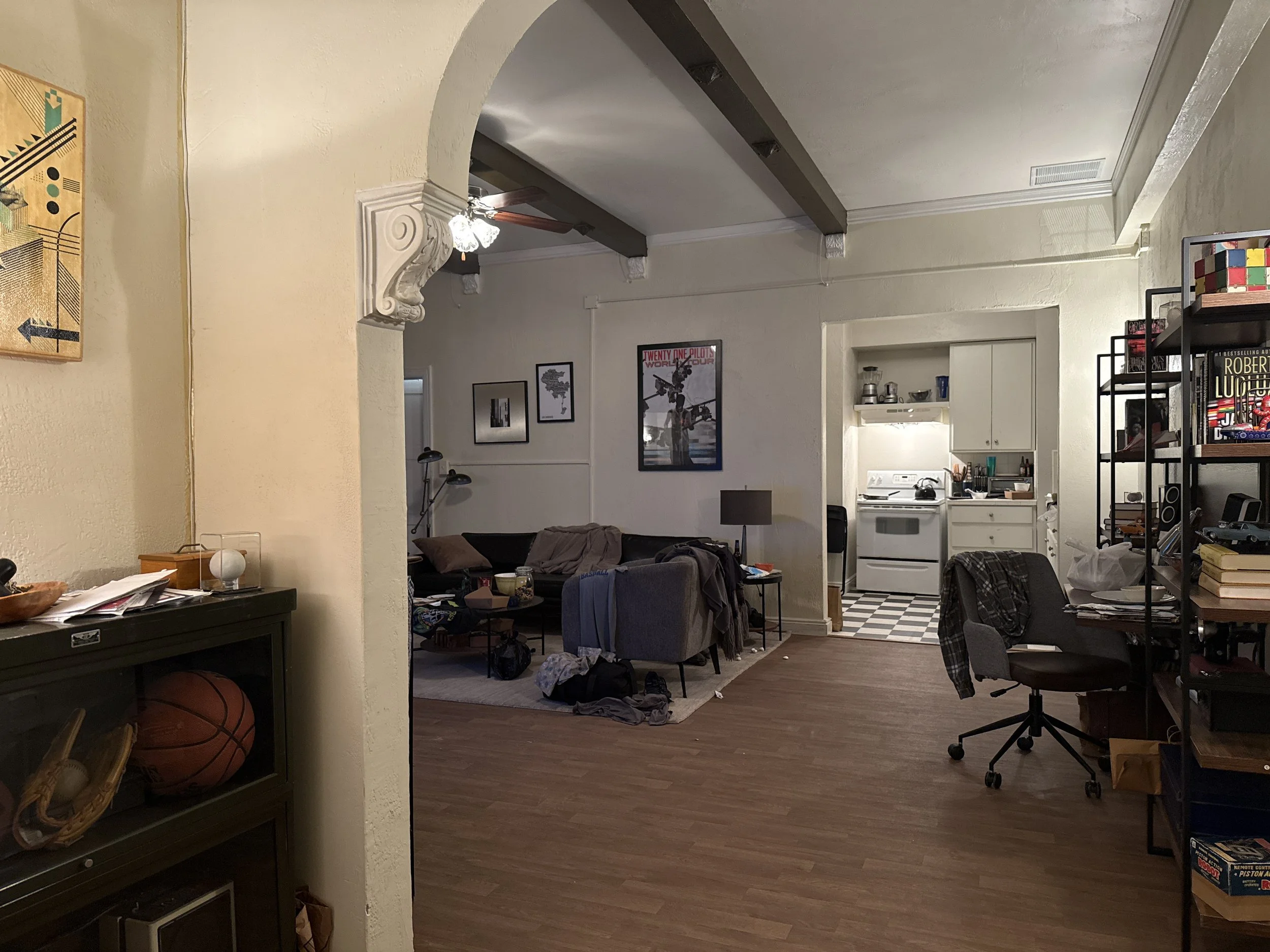  Int. Seth’s Apartment- Stage Build 