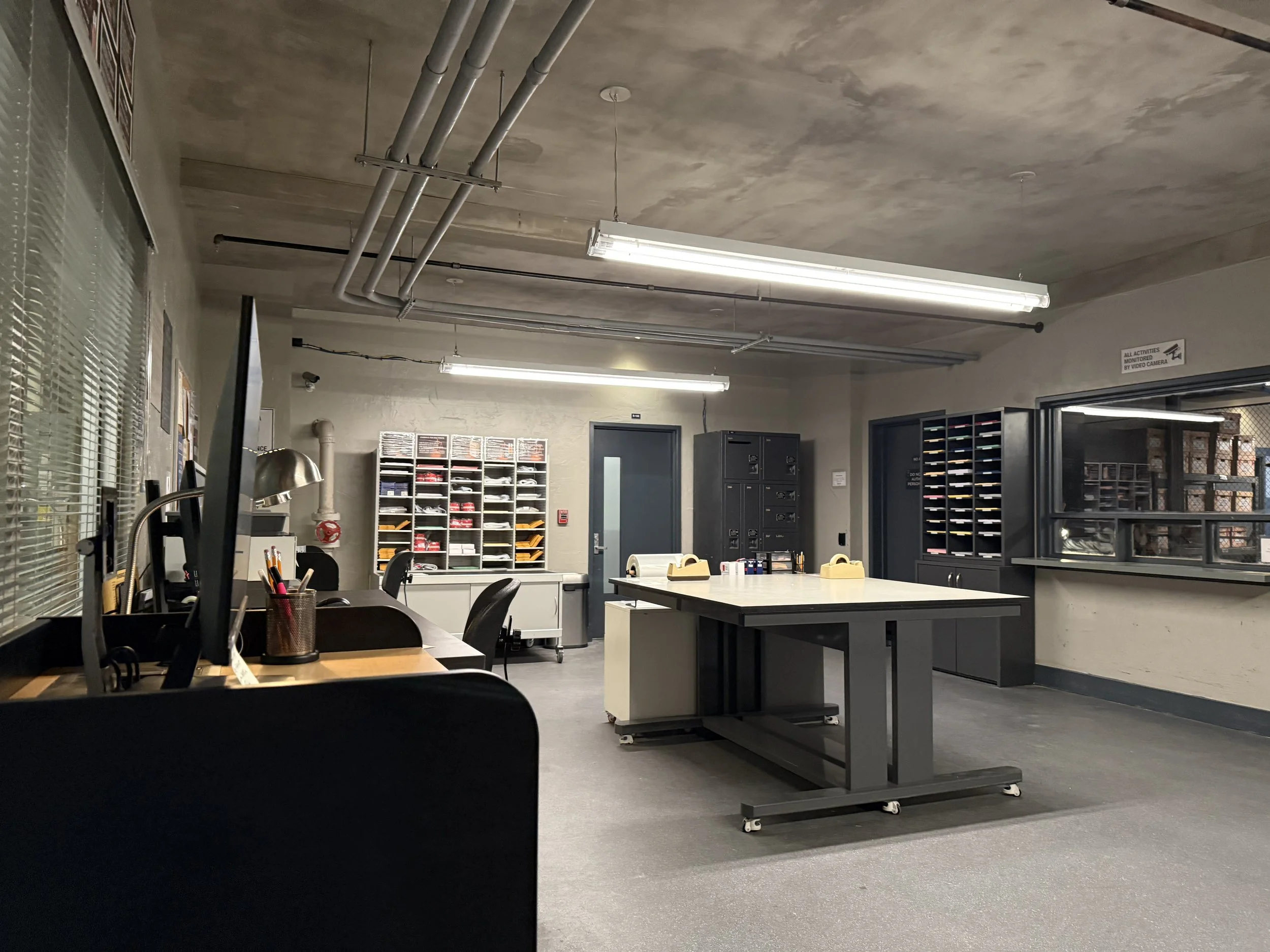  Int. Evidence Room- Stage Build 