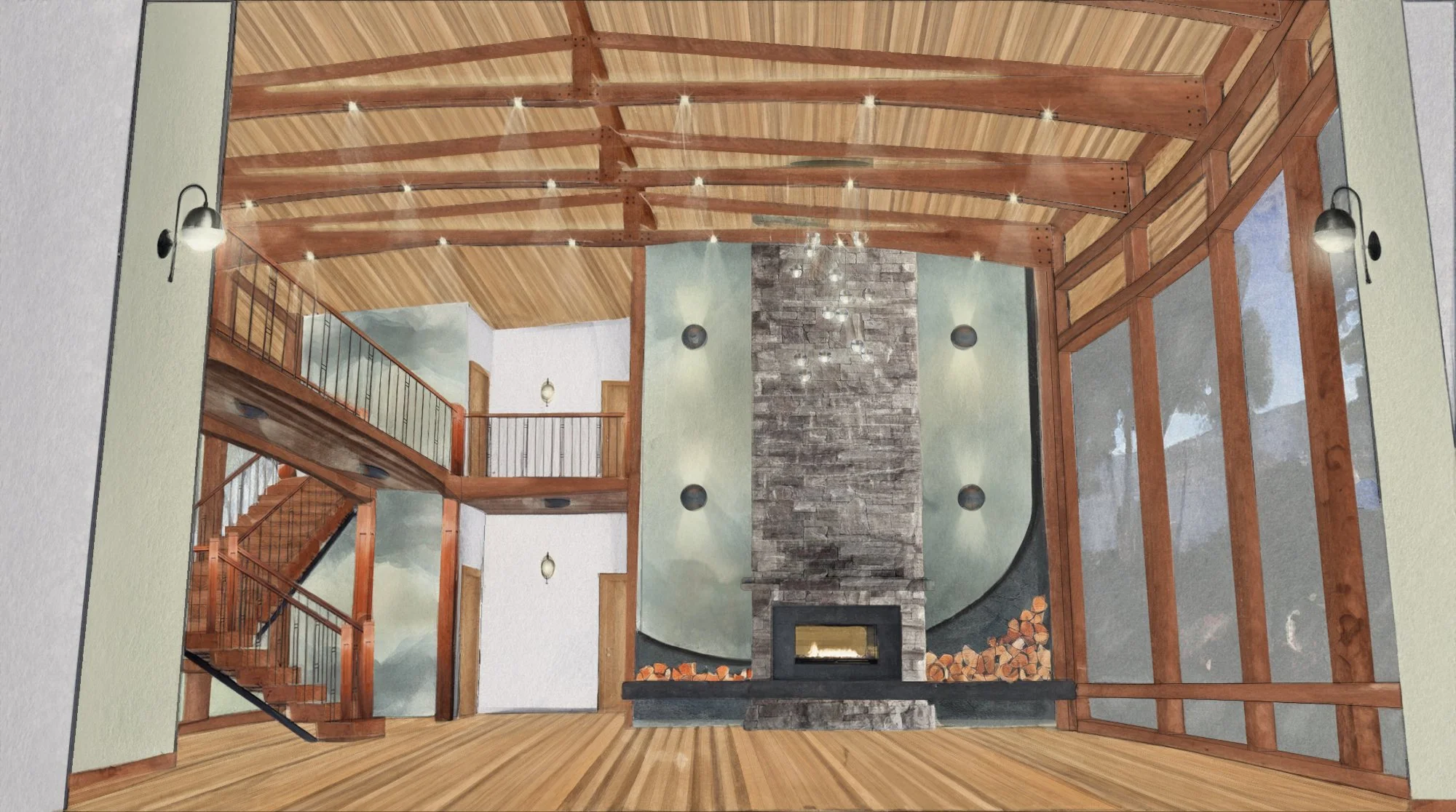  Great Room Rendering  