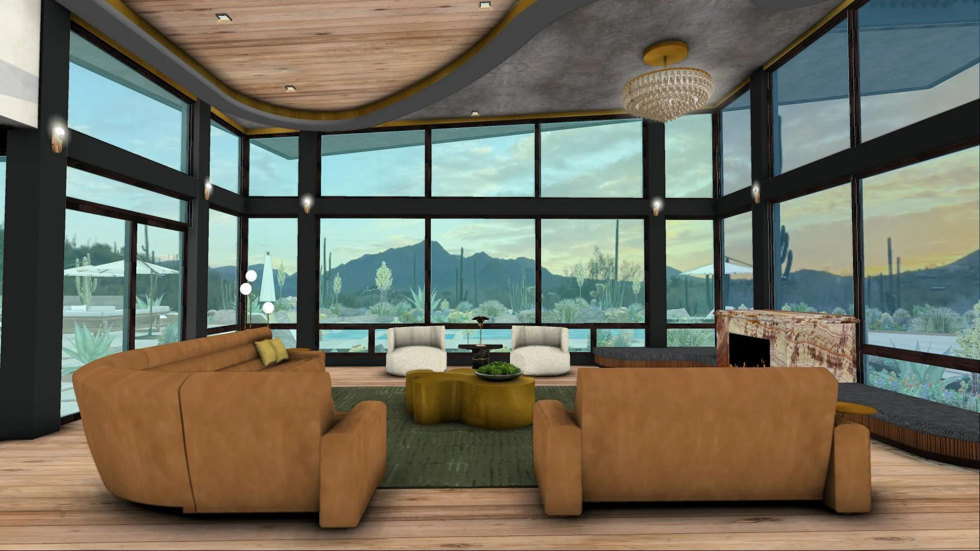  Great Room Rendering 