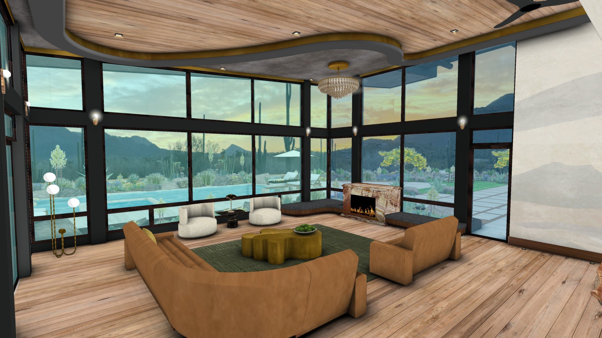  Great Room Rendering 