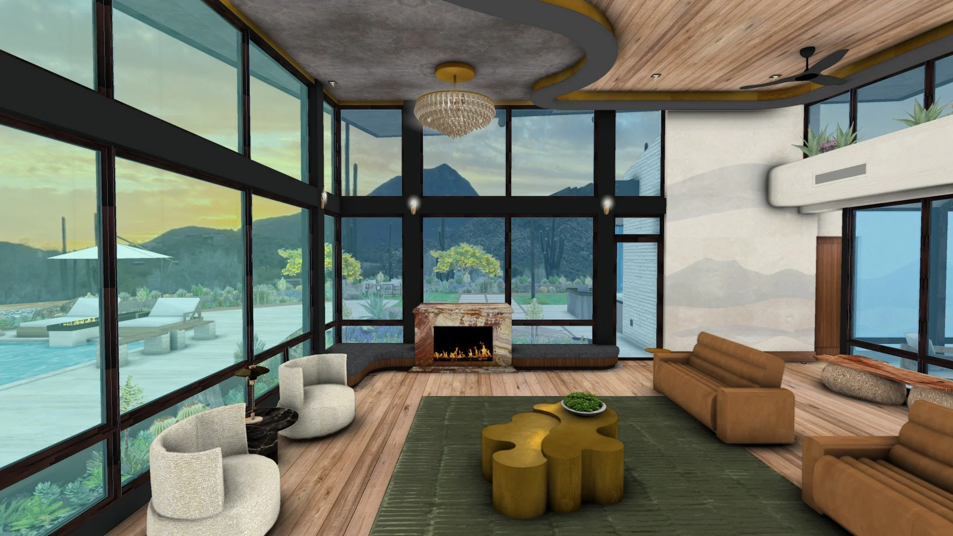  Great Room Rendering 