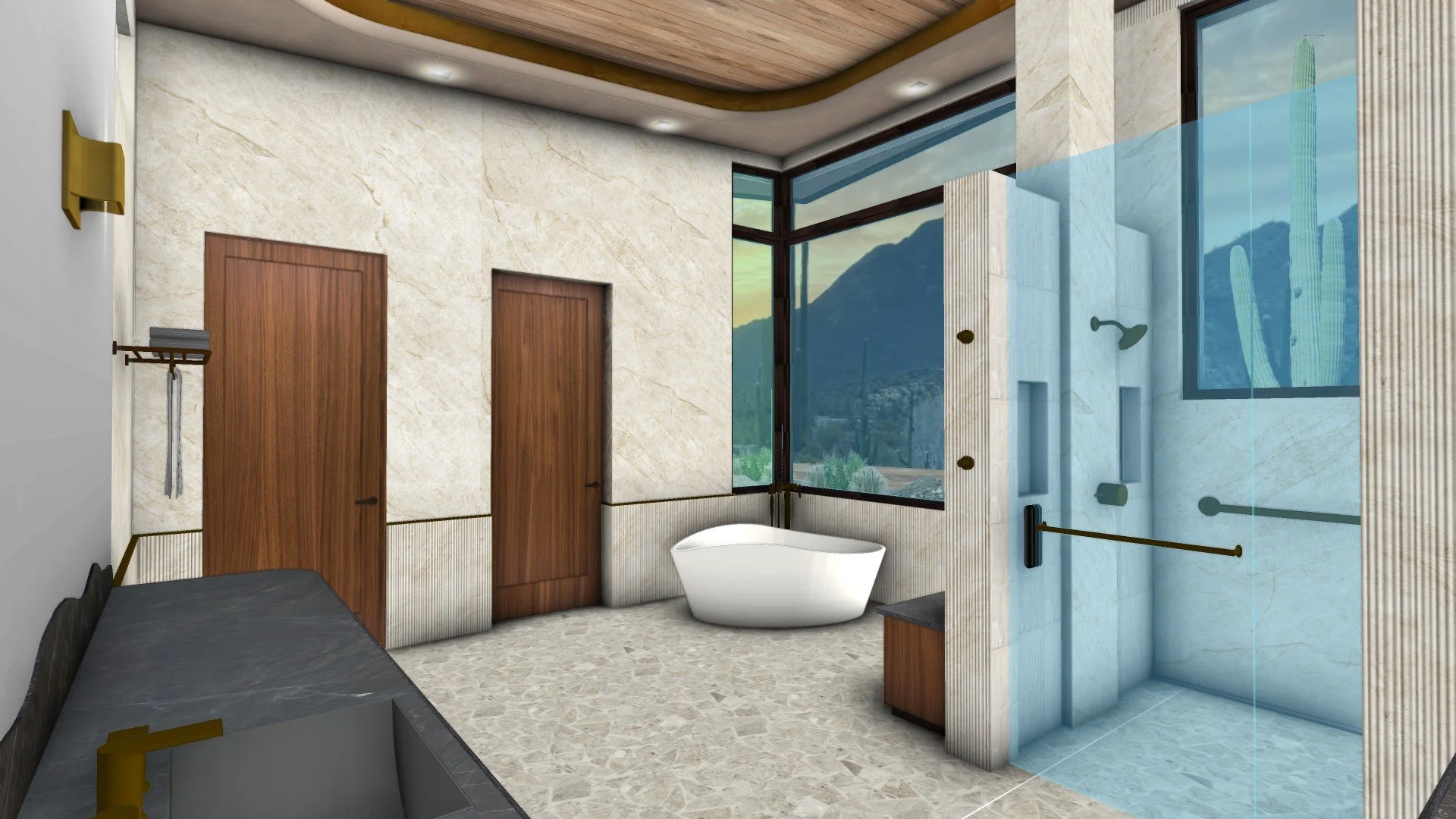  Master Bathroom Rendering 