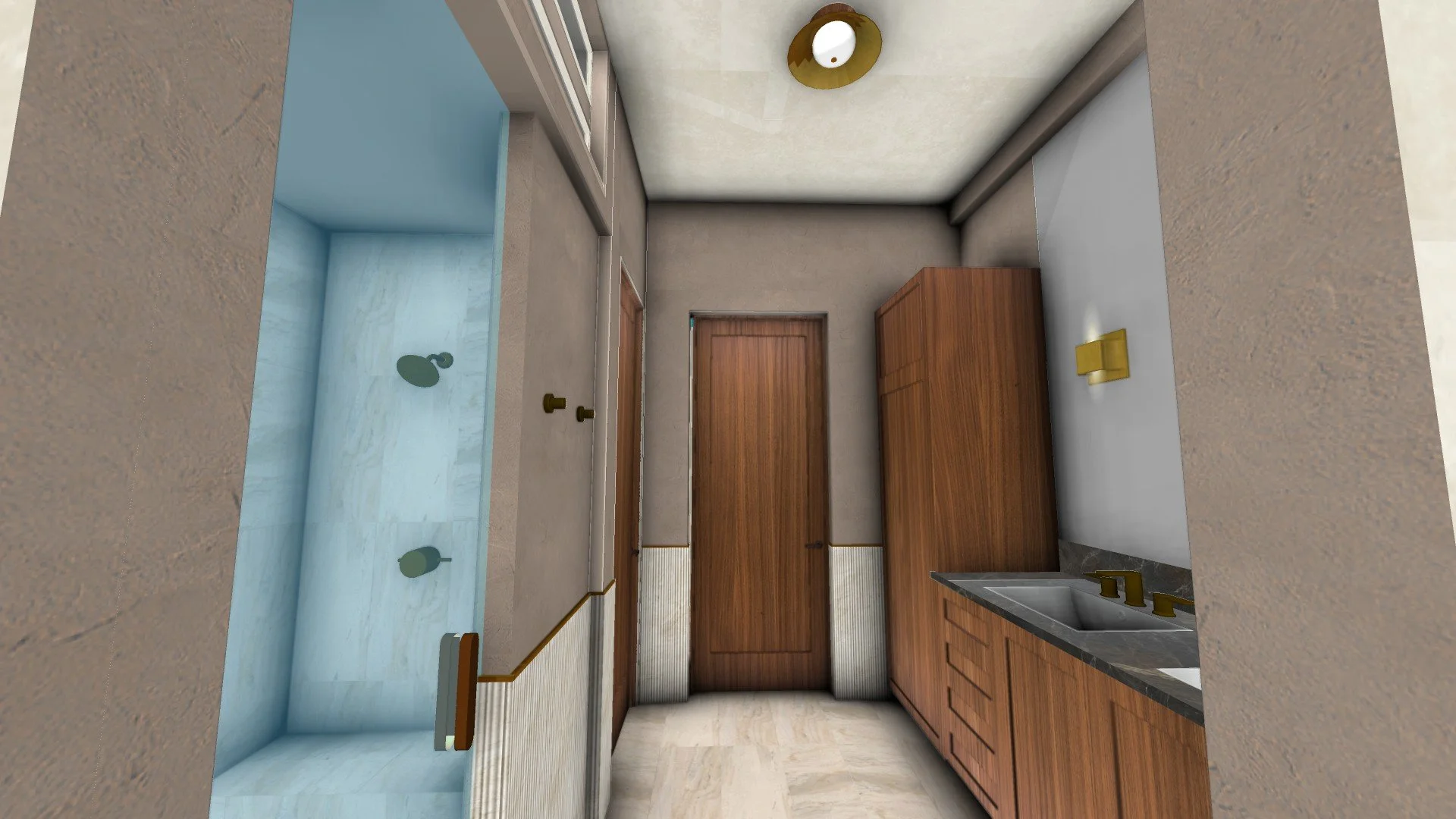  Powder Room Rendering 