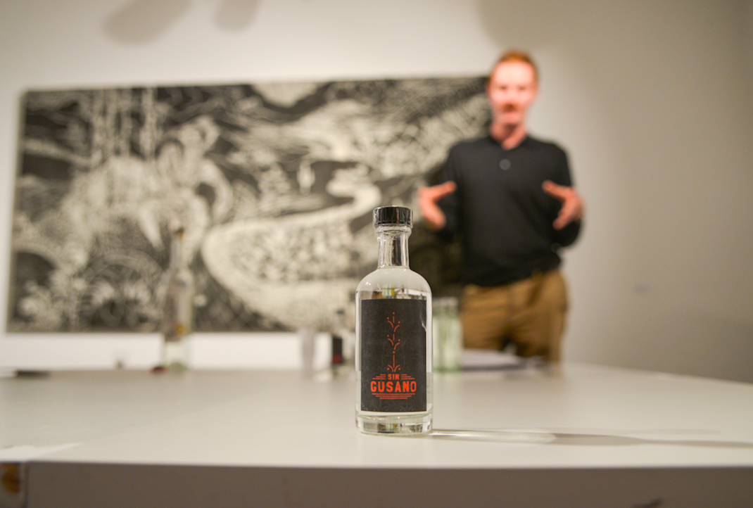 Talking mezcal at the Koppel Project in 2017