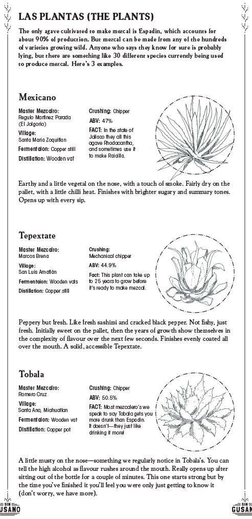 Tasting flight menu May 17th - 19th (Flight 3)