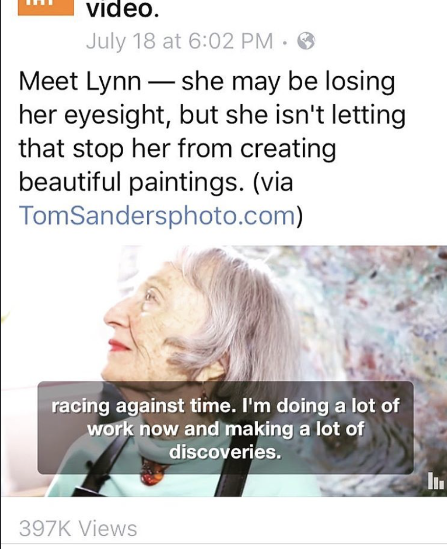 MBK Senior Living, Painter, Upworthy, 400K Views