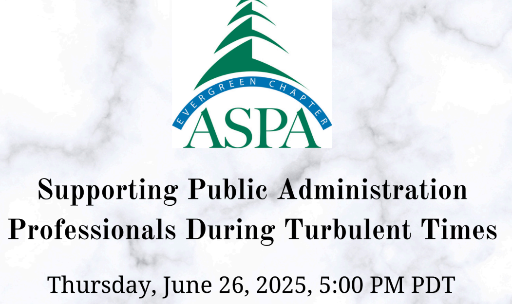 ASPA Evergreen Chapter Forum 2025