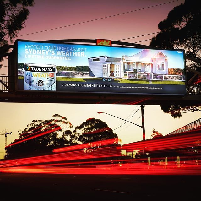 Keep and eye out for our latest billboard.@taubmans #billboard #taubmans #nightphotography #advertisingphotography @tim_robinson_photography @coreysstory