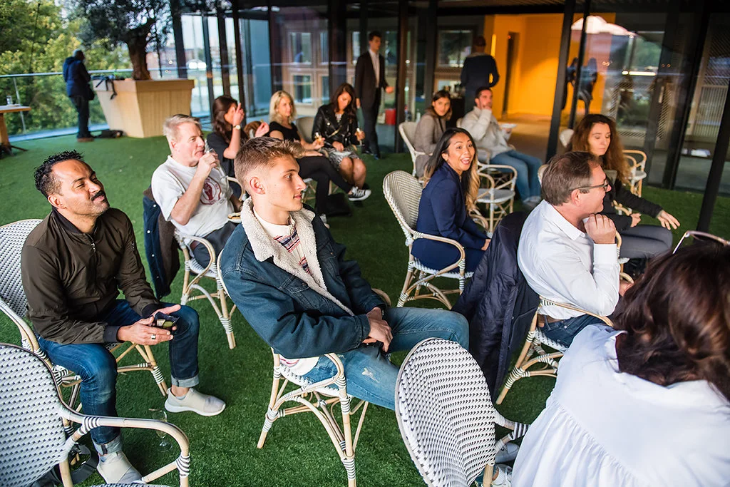 Attendees @ Day 1 DJ Masterclass Workshops @ Embassy Gardens, London.