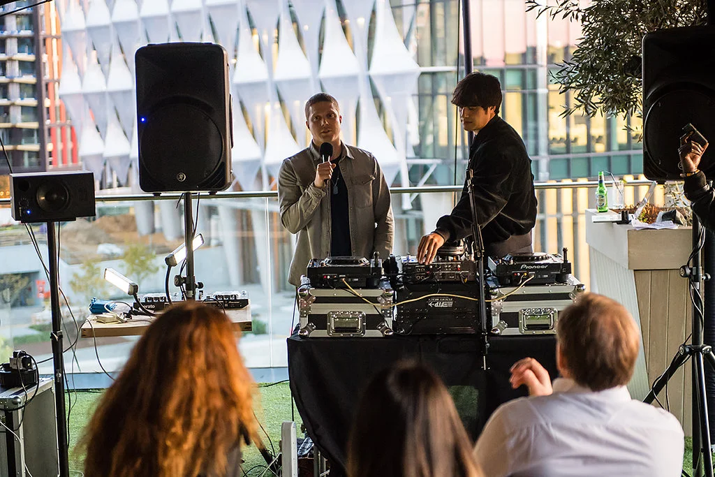 Teaching @ DJ Masterclasses, Embassy Gardens, London Sept 17.