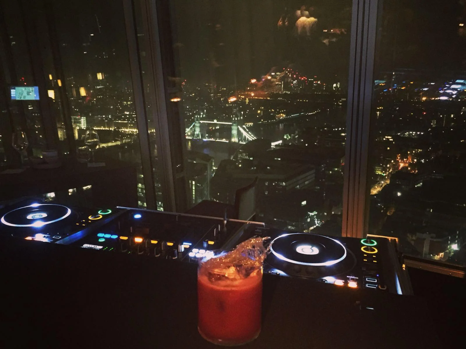 My monthly office - 35 floors up the Shard, London.