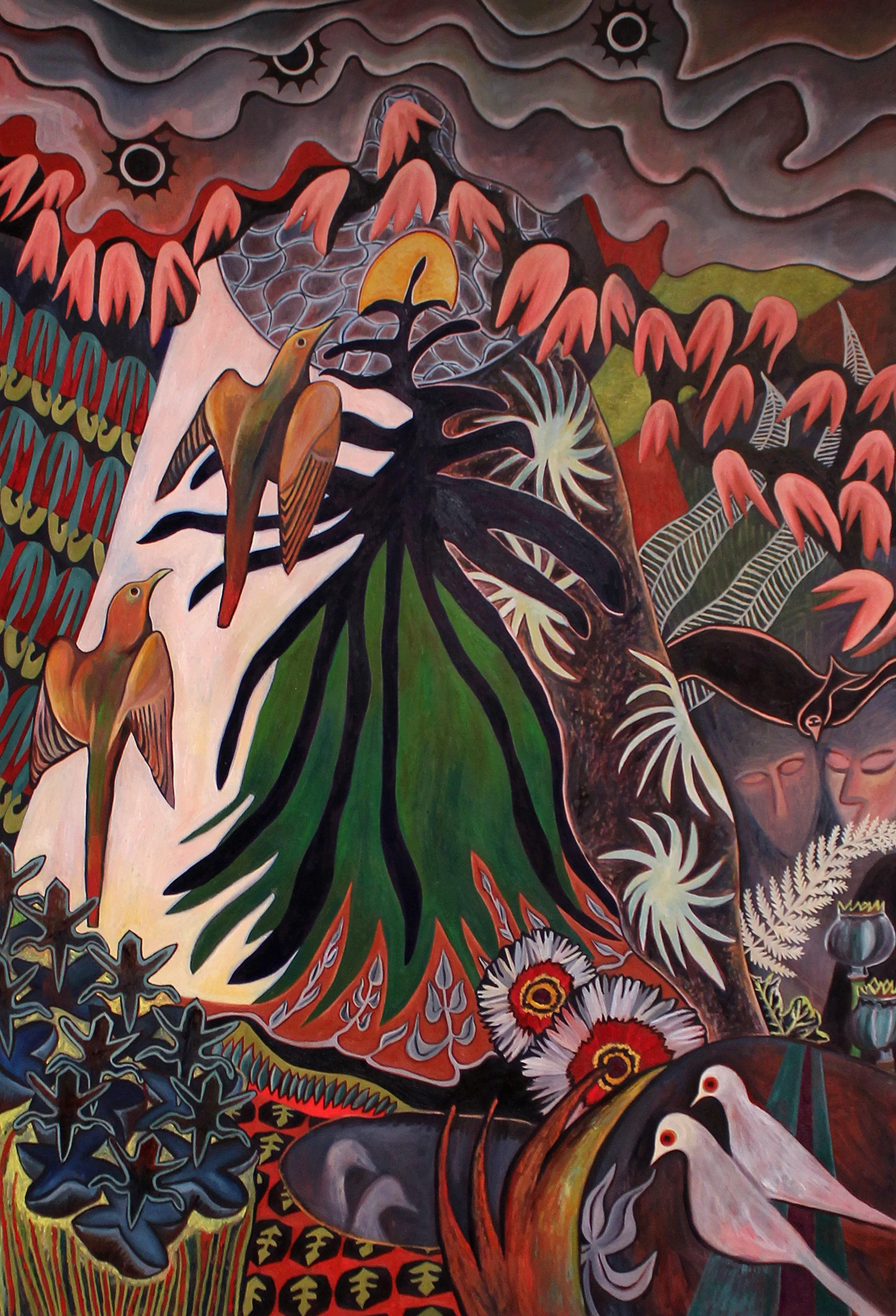 Light of Night, 48” x 34”, oil, 2019