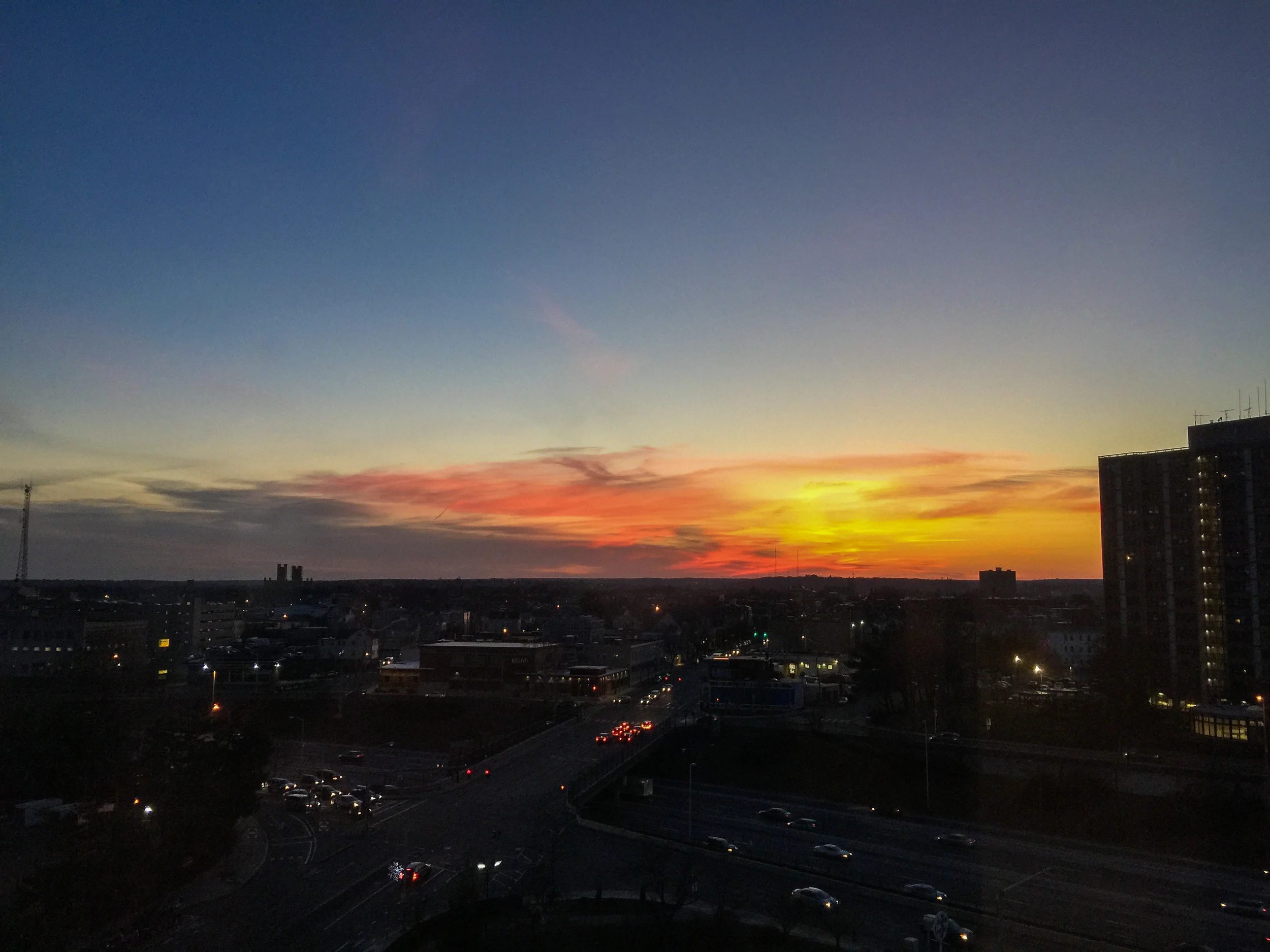 Sunset in Providence, RI