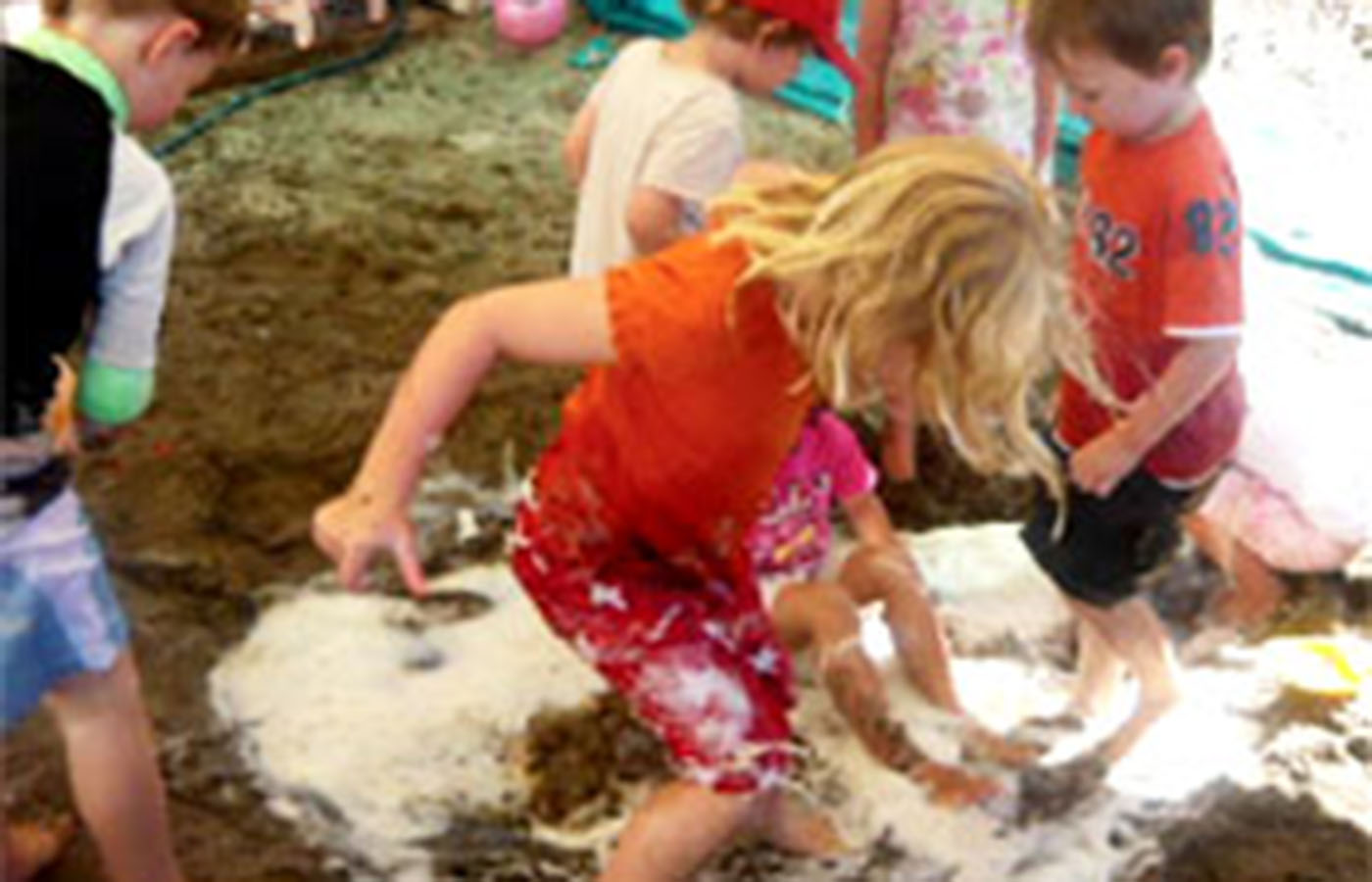 Kids playing at Learning at the Point Kindergarten