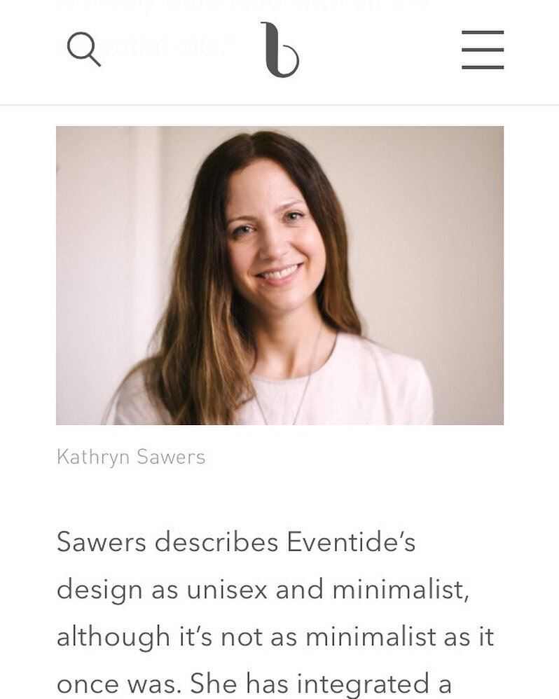 MEDIA ALERT! Eventide was featured in @beautyindependent! 
Founder Kathryn Sawers talks about how Eventide started, how it has evolved and where it's heading.

Check out the link in bio to give it a read. 
Thank you @rdavinabrown for the wonderful wr