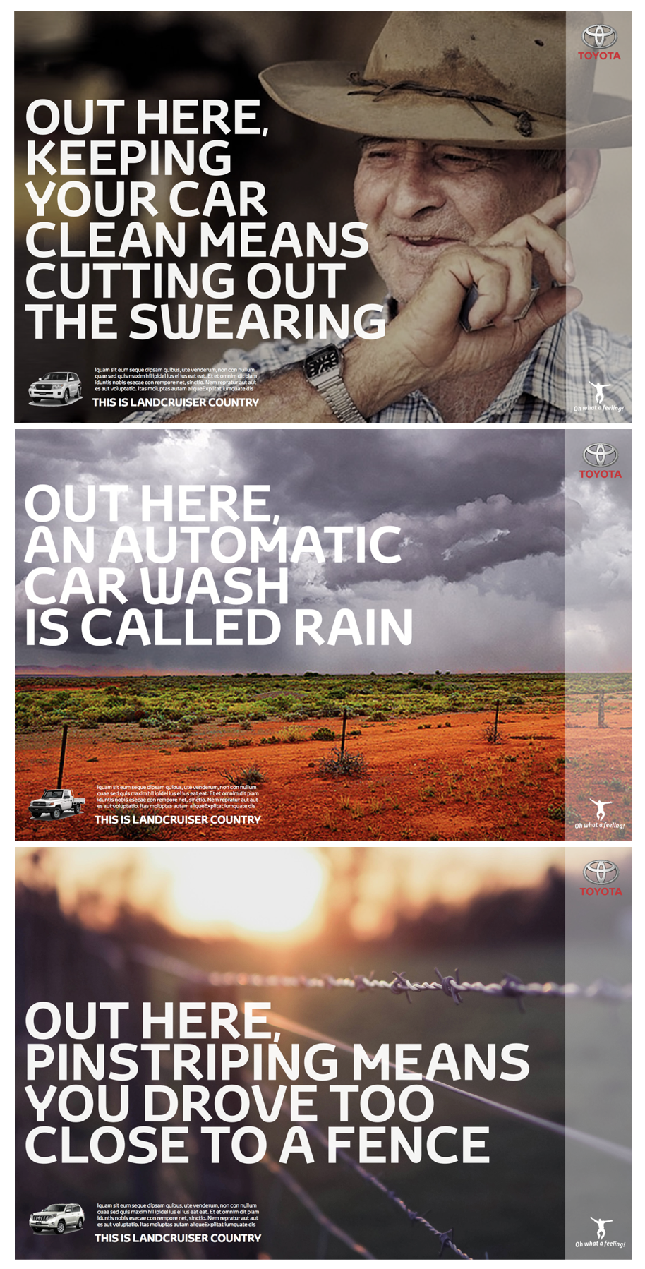 Almost ran. Bugger. Saatchi & Saatchi.