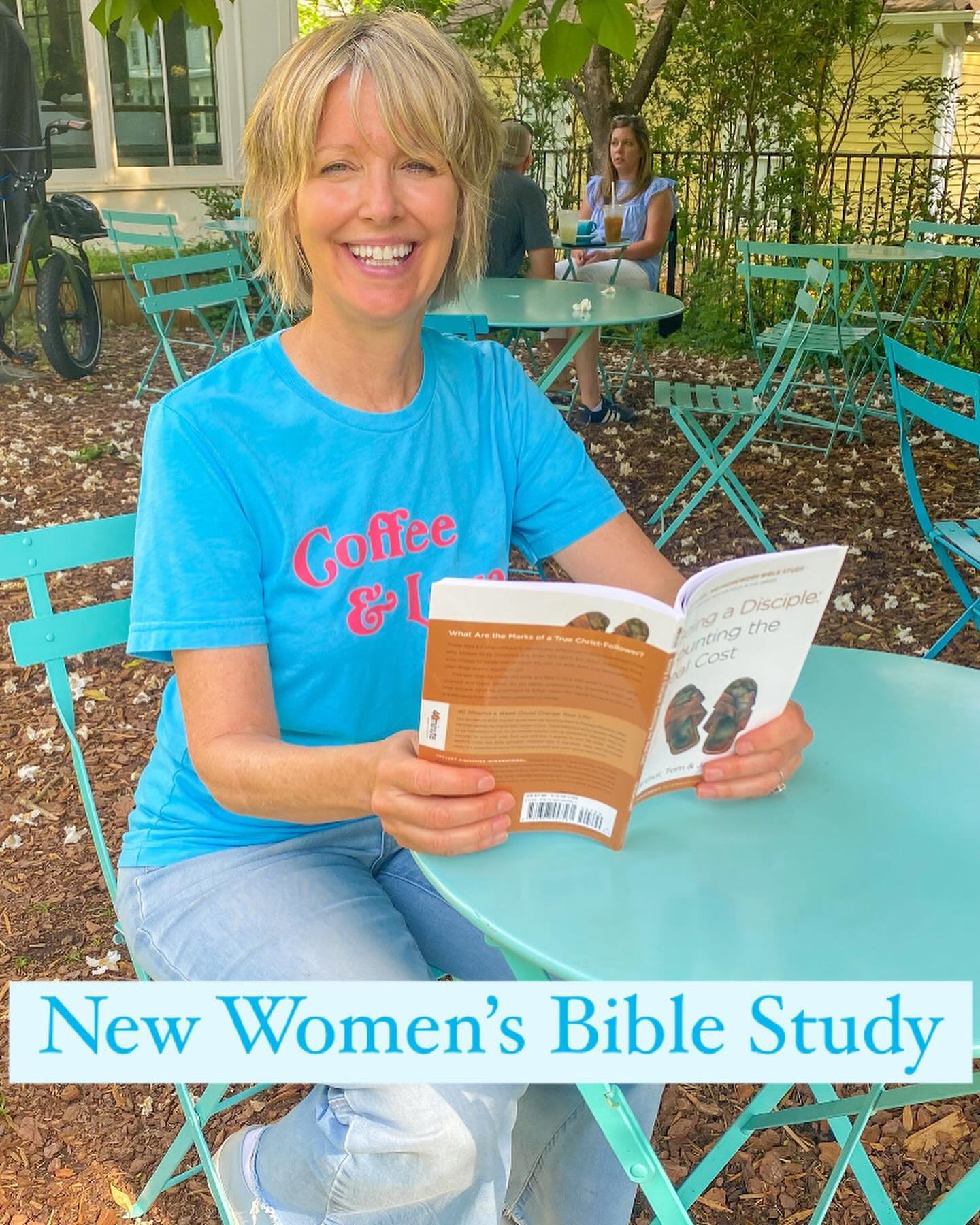 YAY! New Bible Study starting next Thursday, May 16th!! Thursdays from 9 - 10 AM. It will be a Kay Arthur Study, Living Like You Belong To God. Coffee and Pastries are provided. Sign up at the link in our bio or on our website.