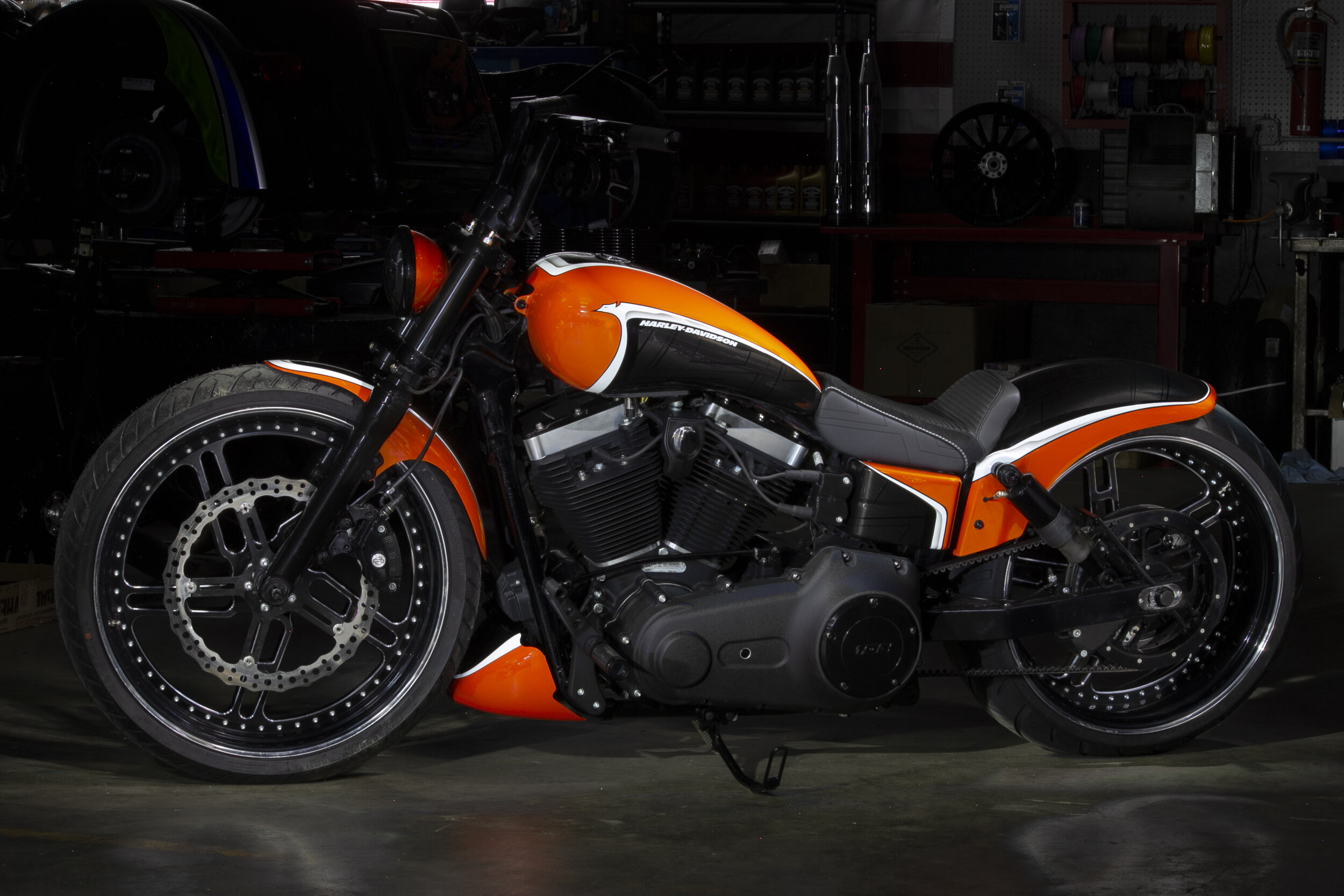 Club Style Street Bob Build - Southeast Custom Cycles Style